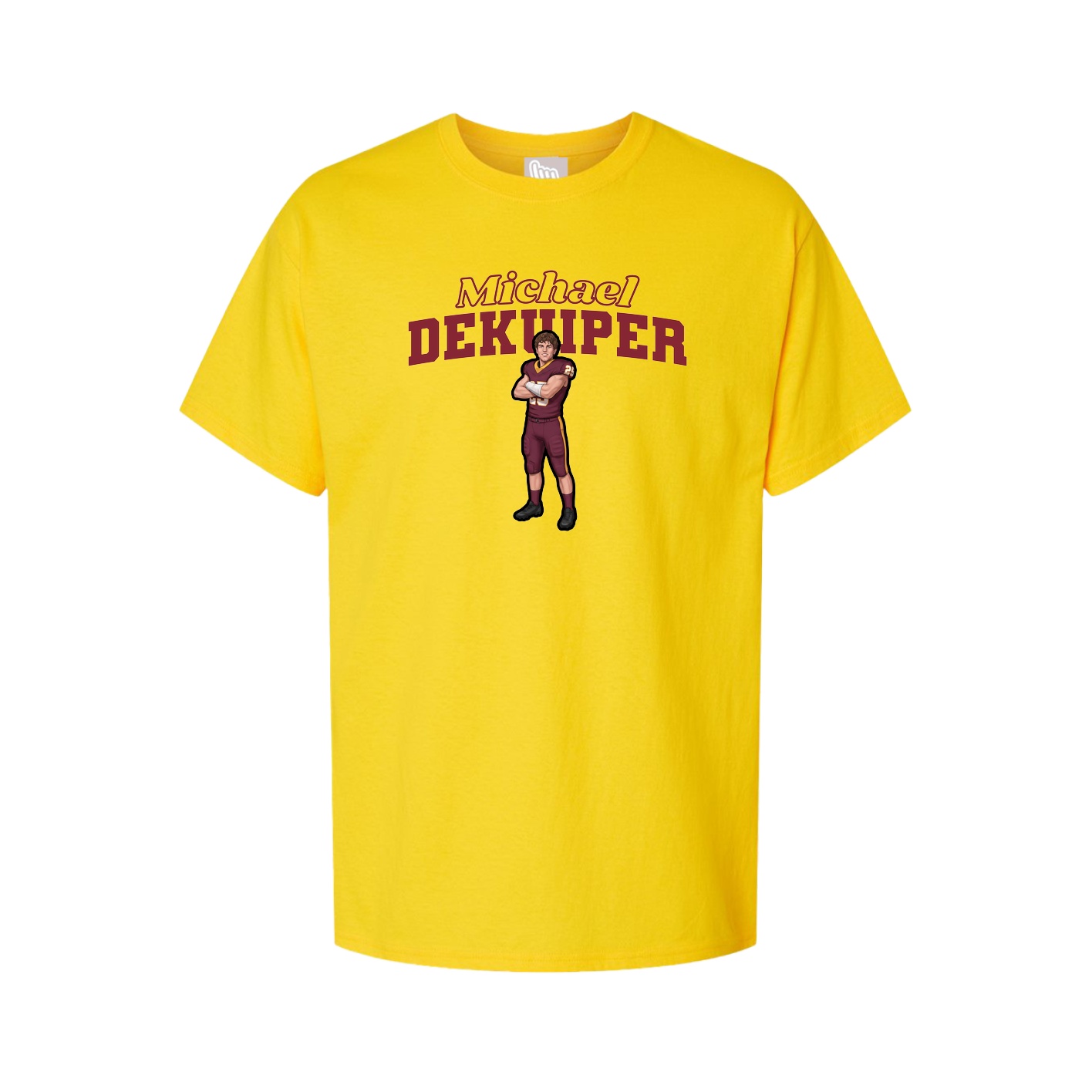 Tee — Name Arch in Gold