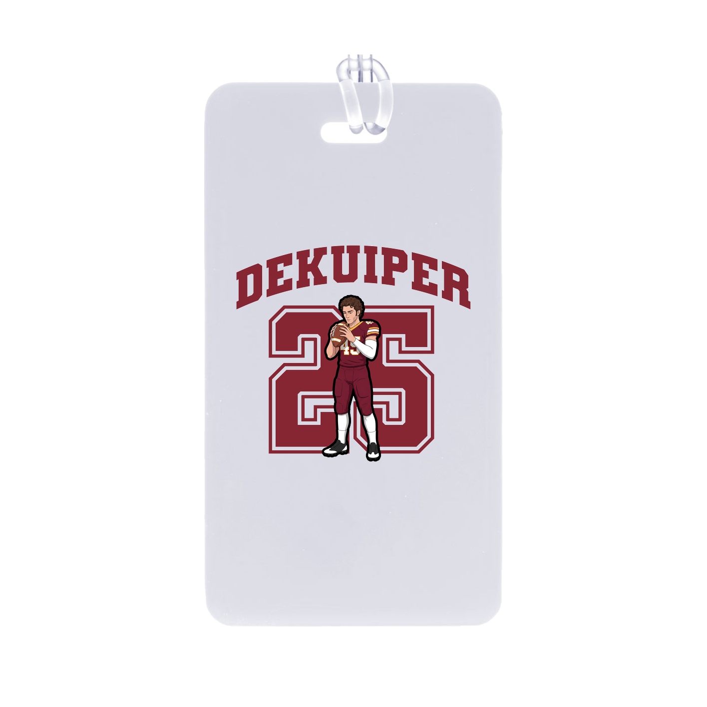 Bag Tag — Number in Classic