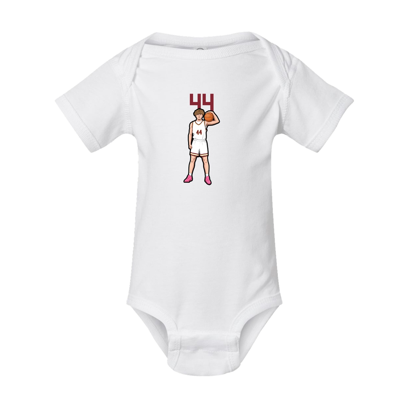 Baby Onesie — Number Top in White