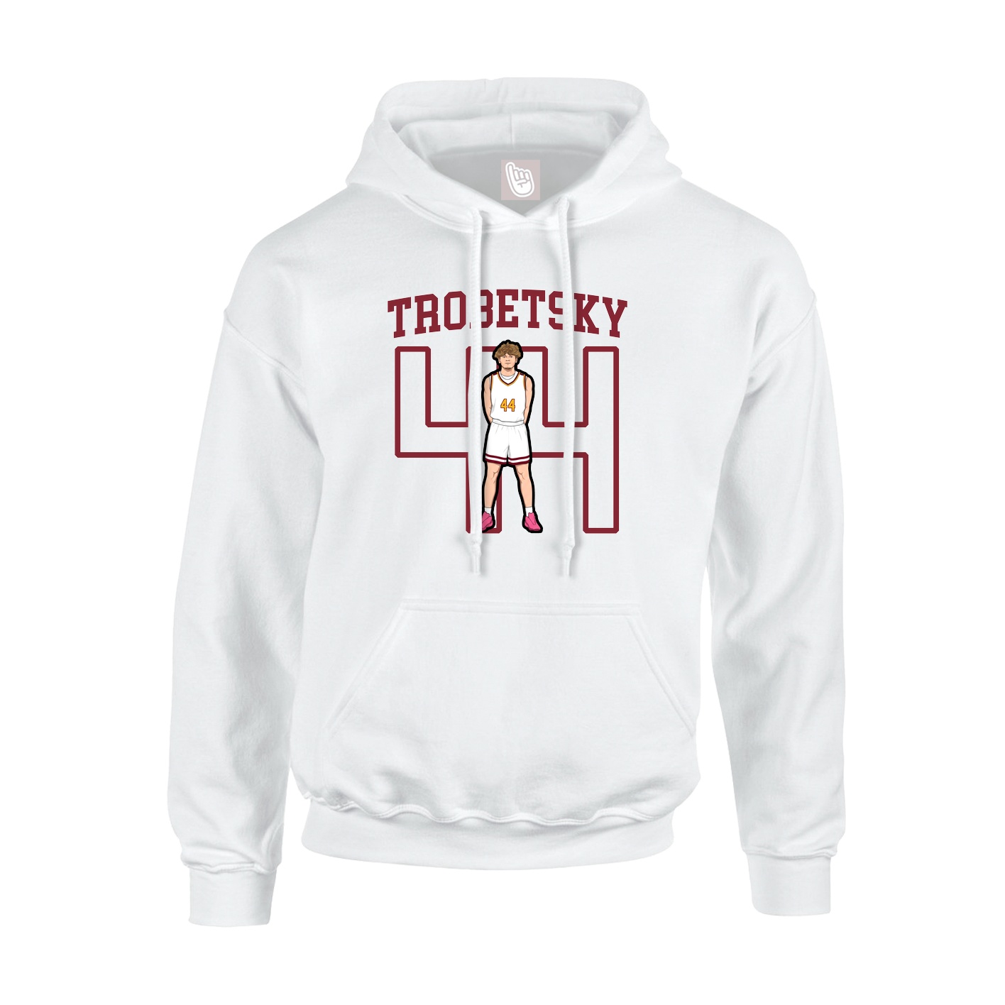 Hoodie — Shirsey in White