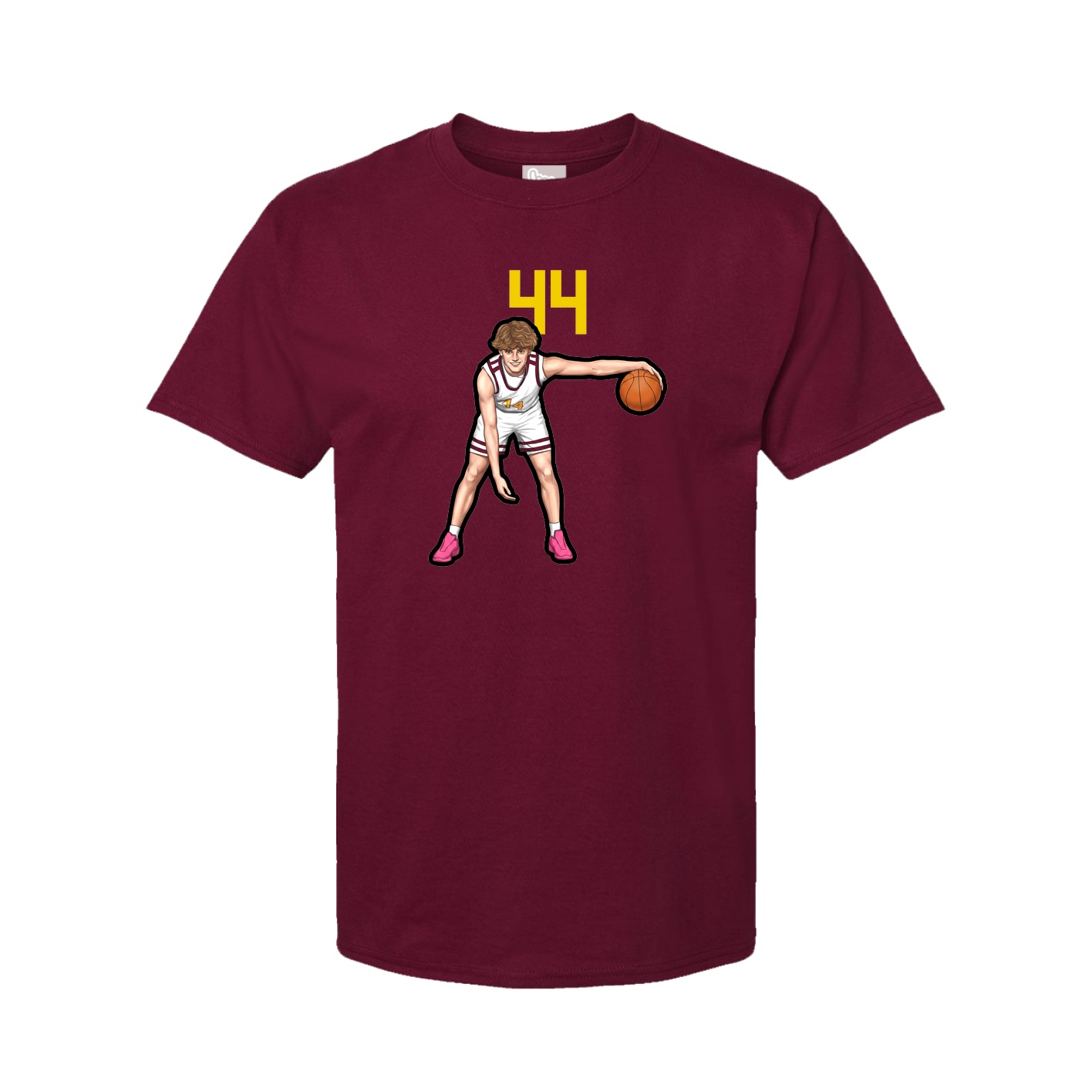 Tee — Number Top in Cardinal