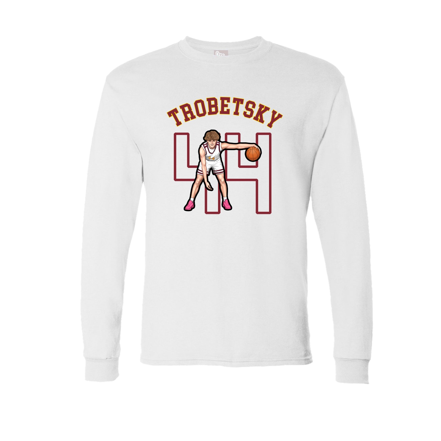 Long Sleeve Tee — Shirsey Arch in White