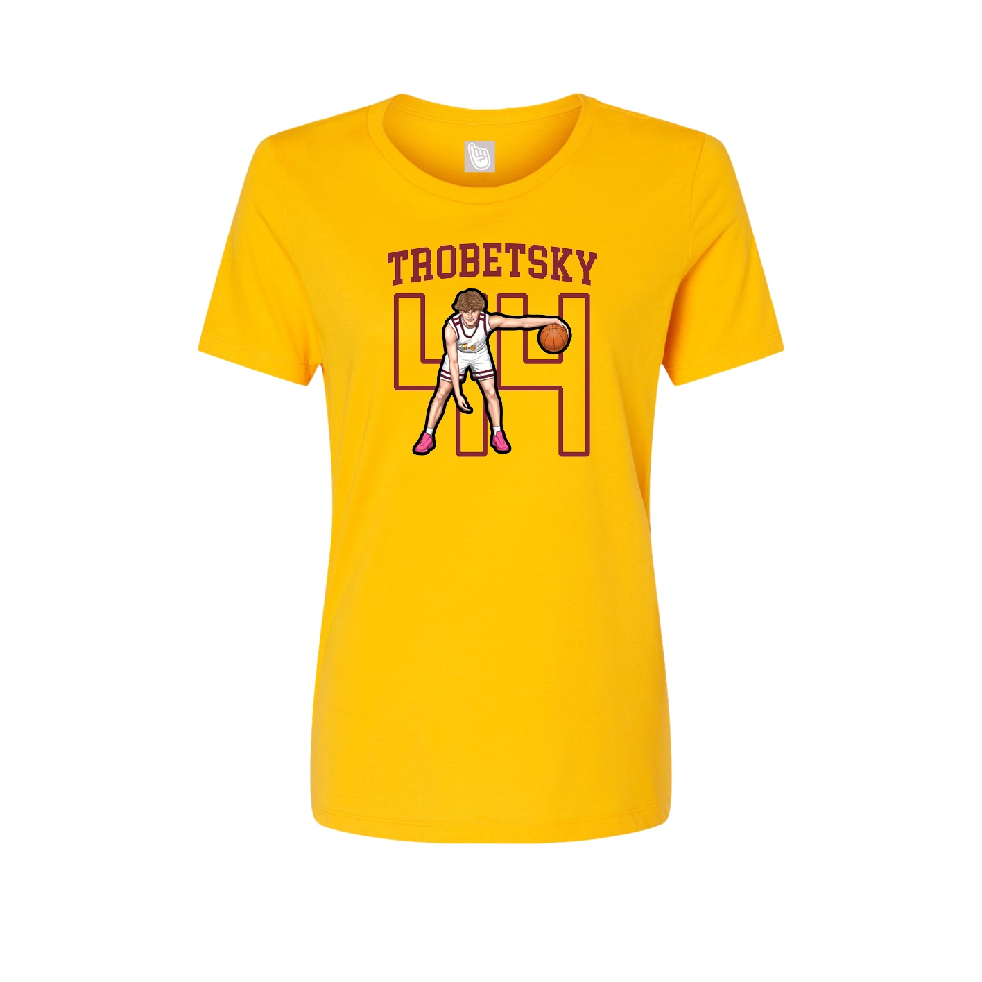 Fitted Women's Tee — Shirsey in Gold