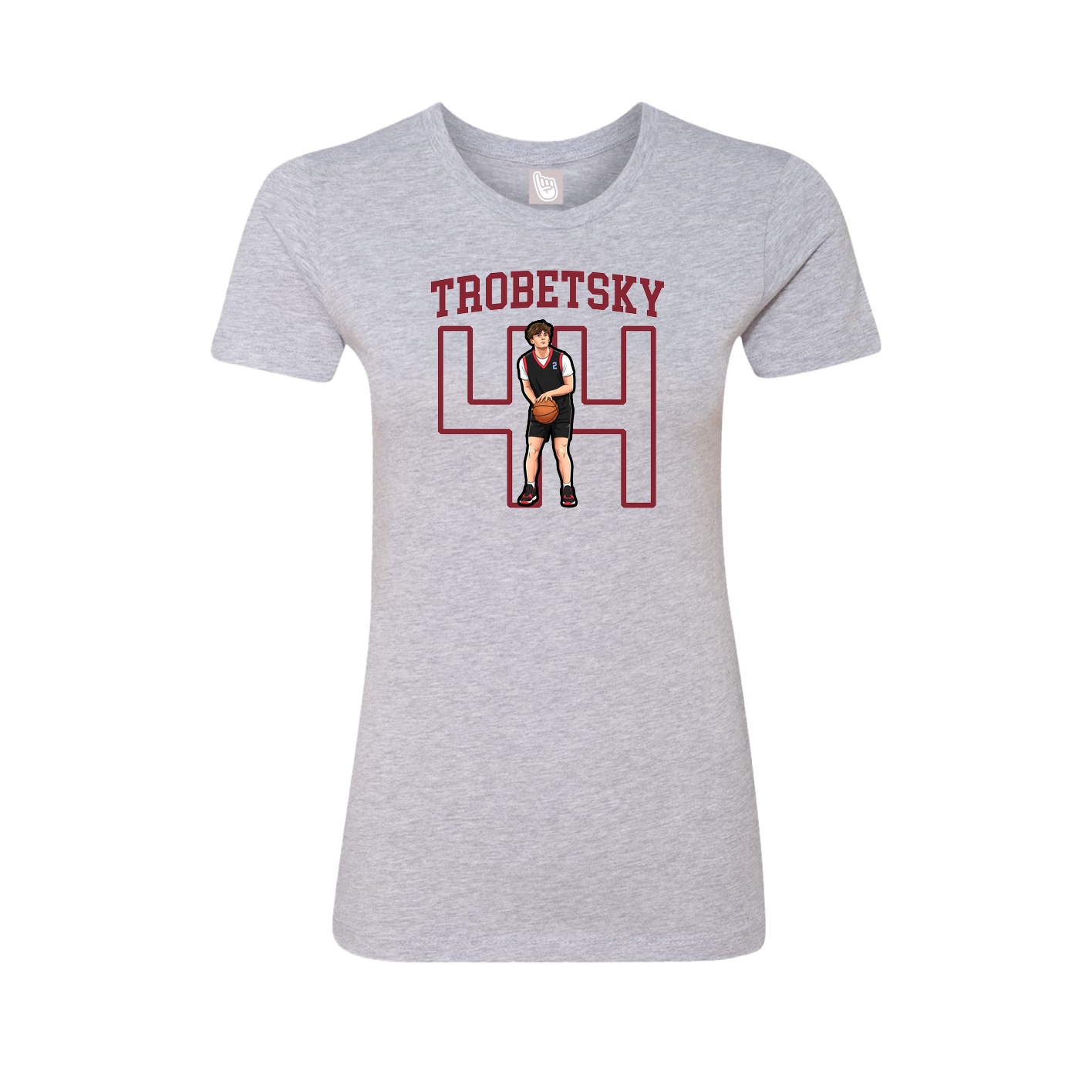 Fitted Women's Tee — Shirsey in Grey
