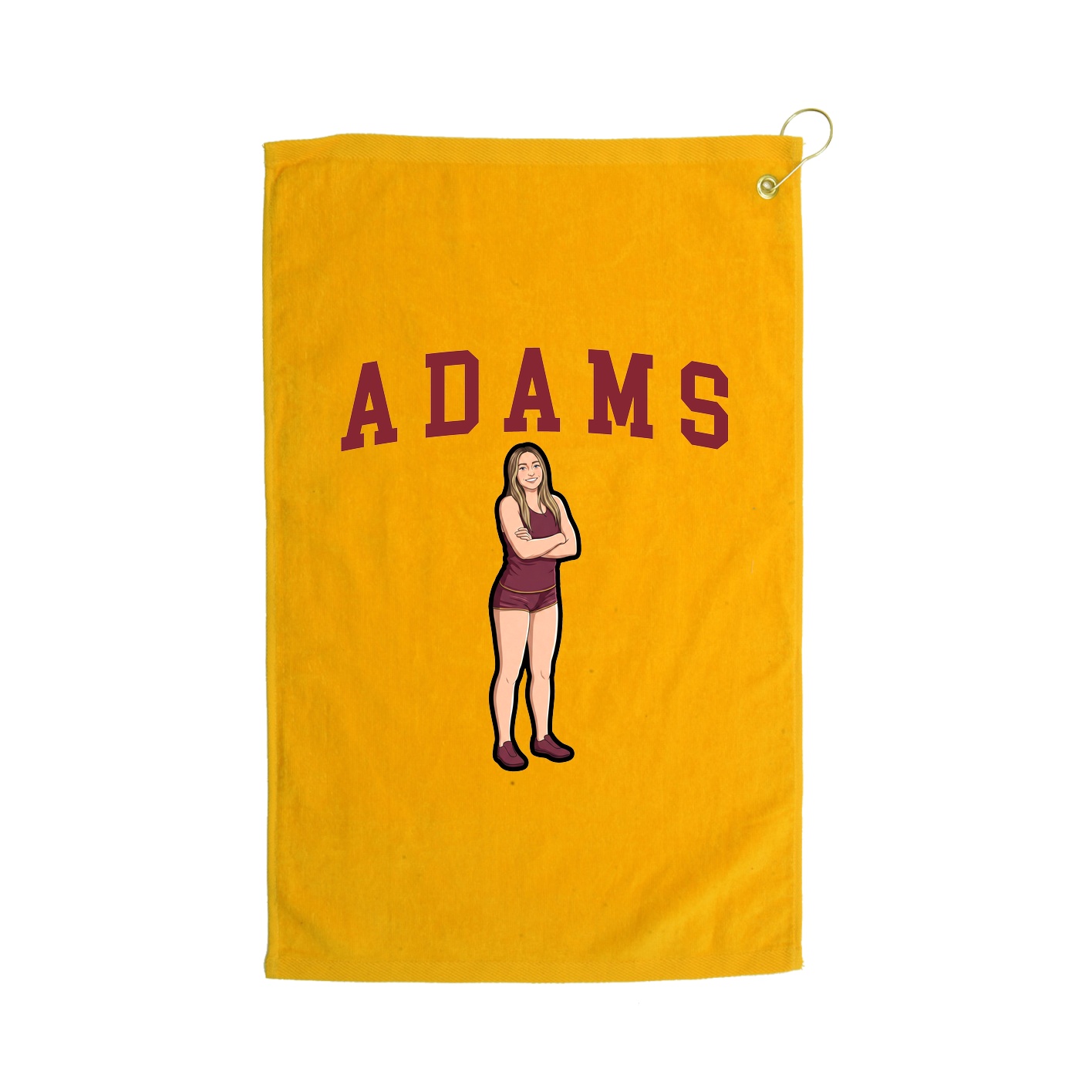 Golf Towel — Shirsey in Gold