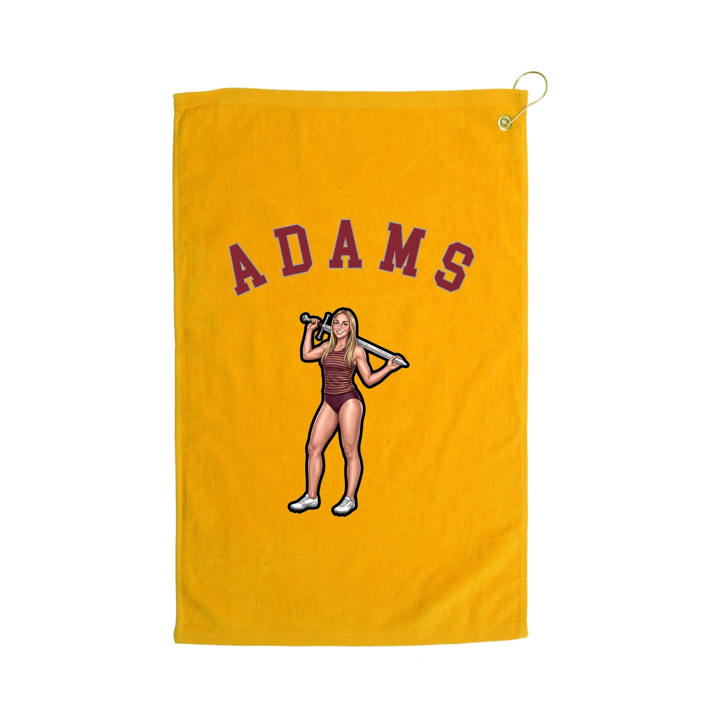 Golf Towel — Shirsey Arch in Gold