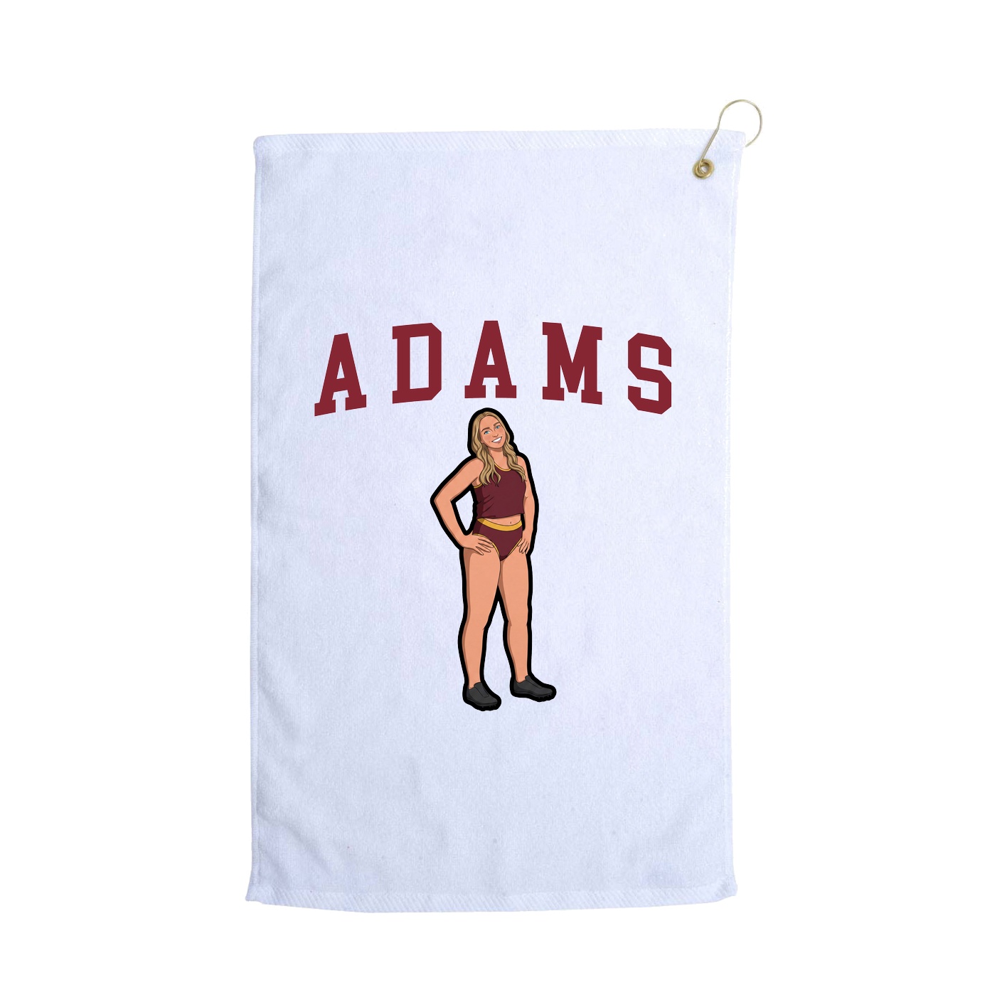 Golf Towel — Shirsey in White