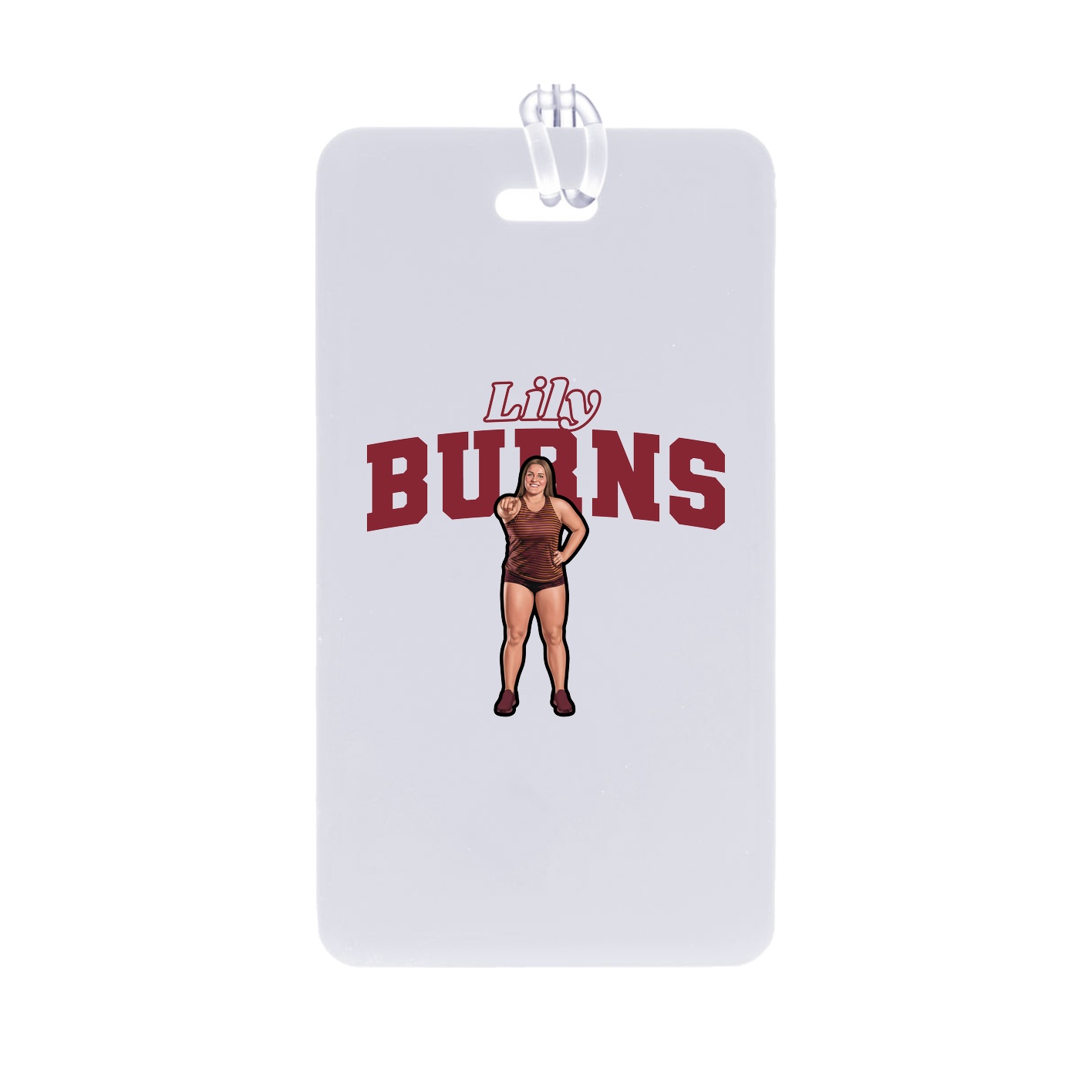 Bag Tag — Name Arch in Classic