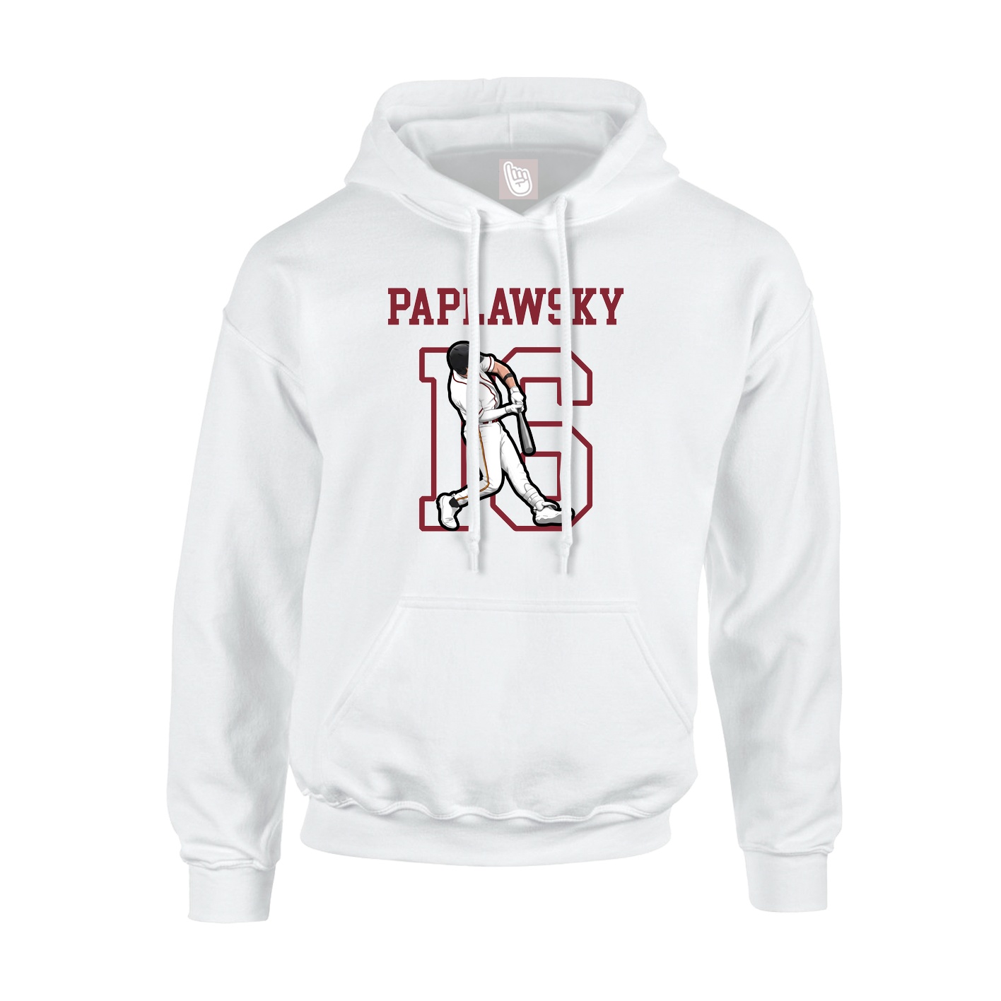 Hoodie — Shirsey in White