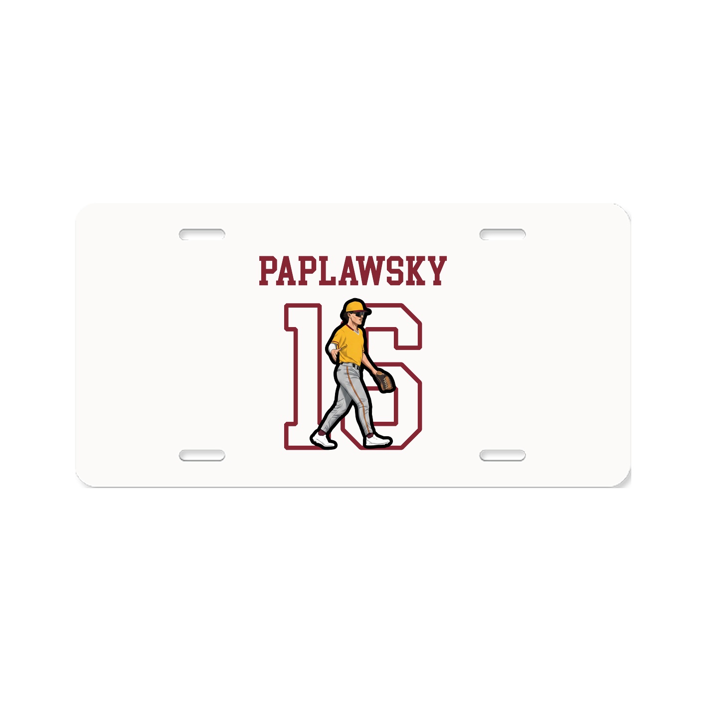 License Plate — Shirsey in Classic