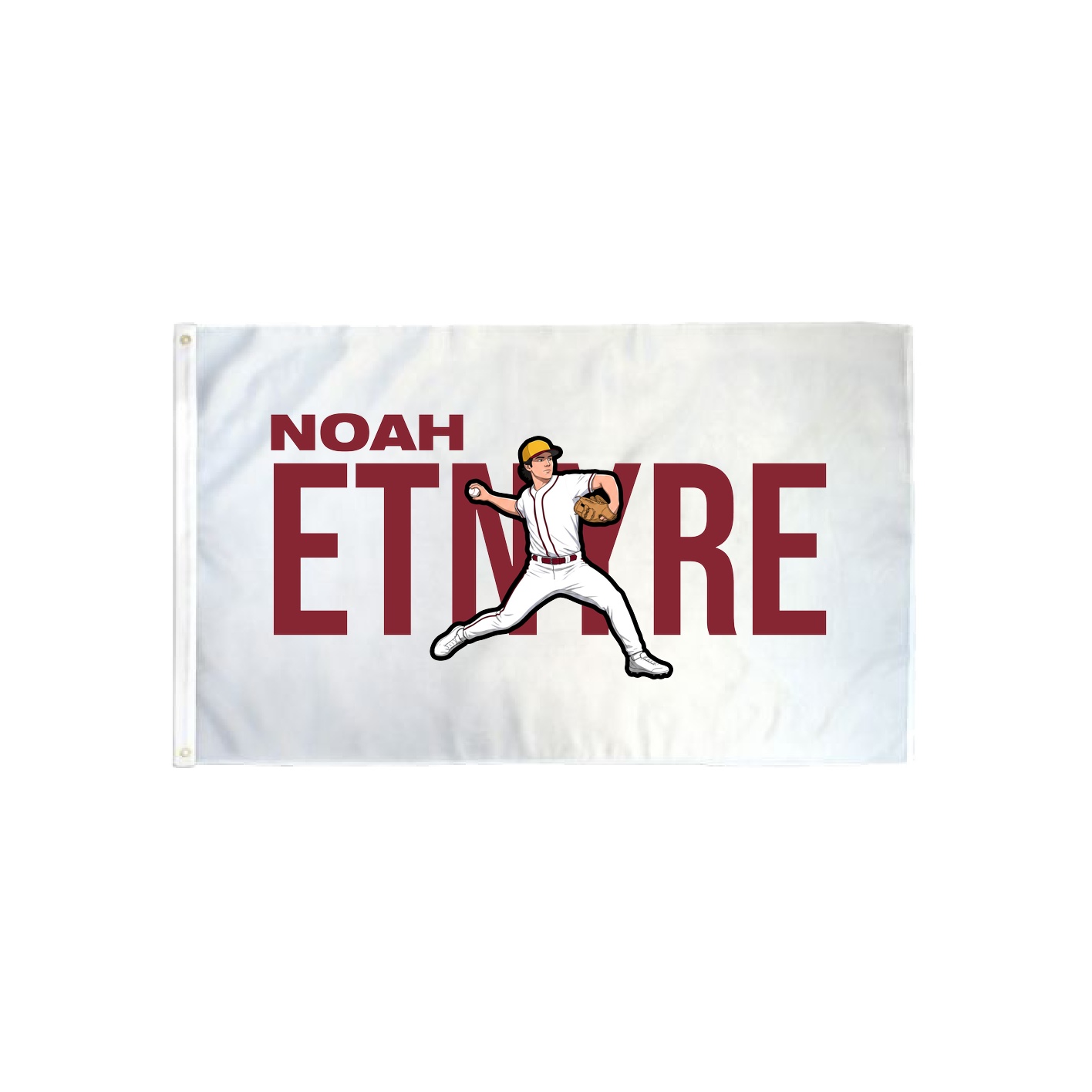 3x5 Flag — Player Name in Classic