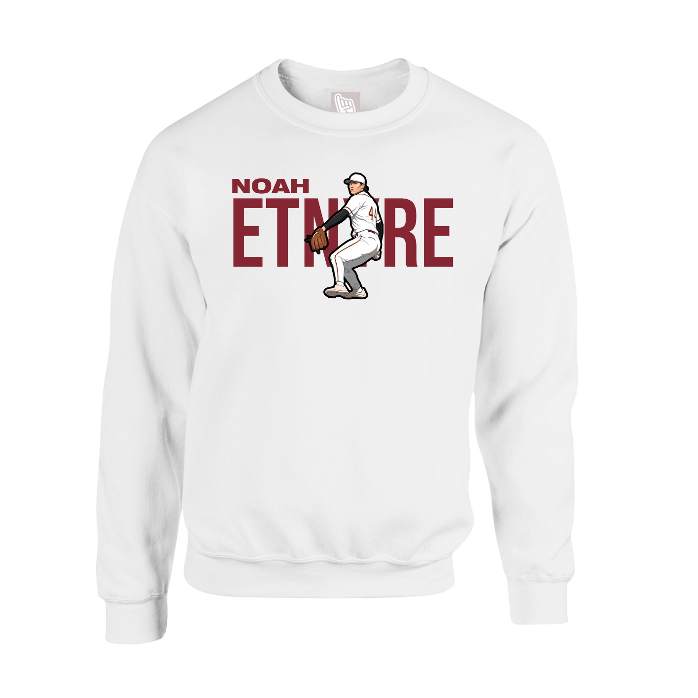 Fleece Crew — Player Name in White