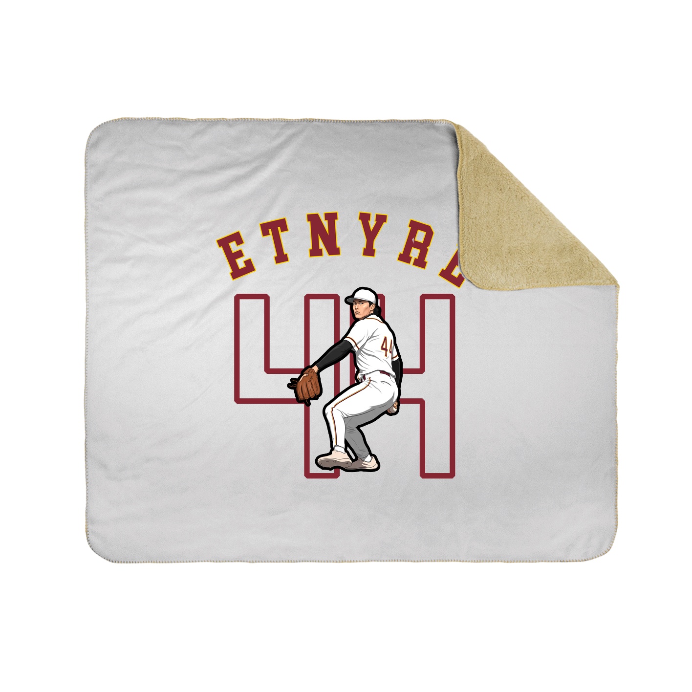 Throw Blanket — Shirsey Arch in White