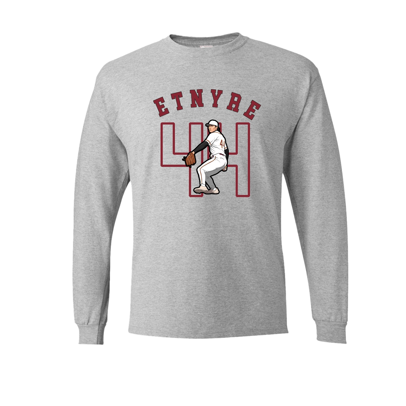 Long Sleeve Tee — Shirsey Arch in Grey