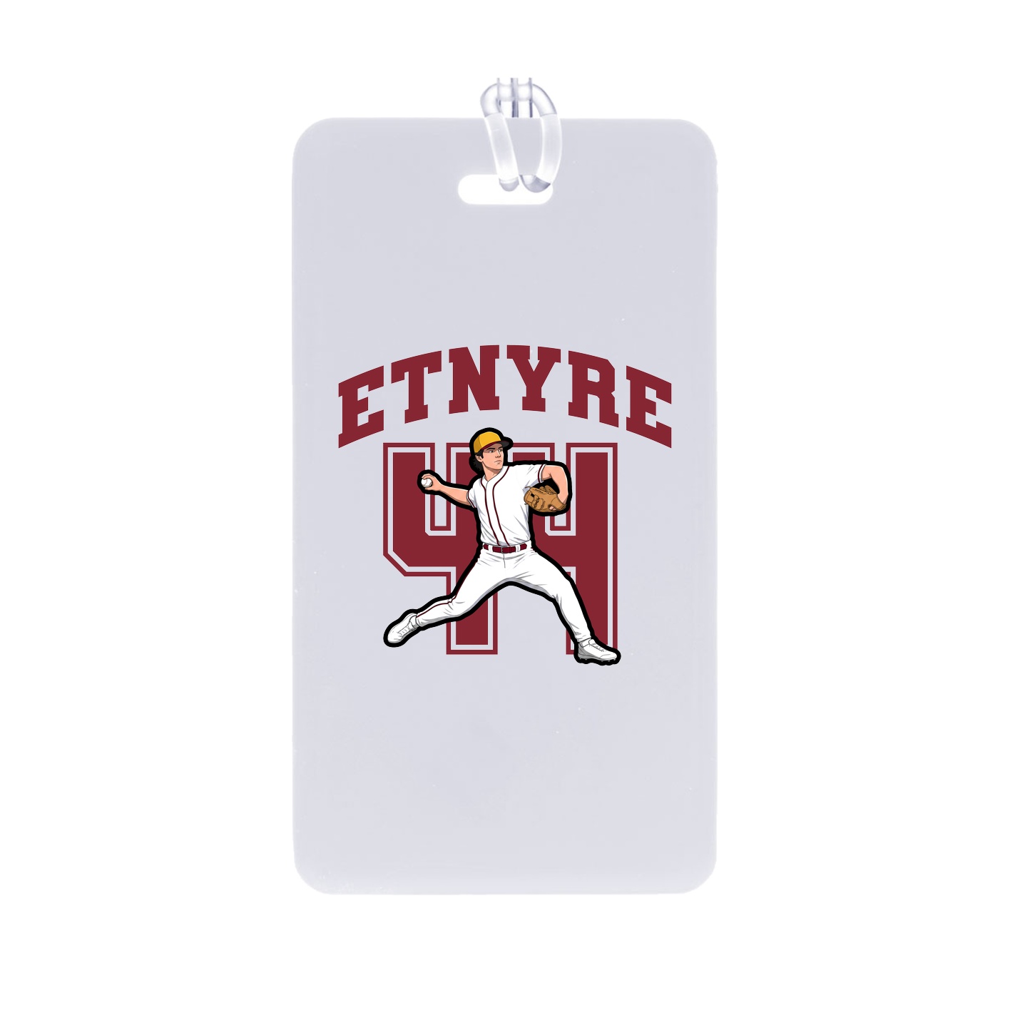 Bag Tag — Number in Classic