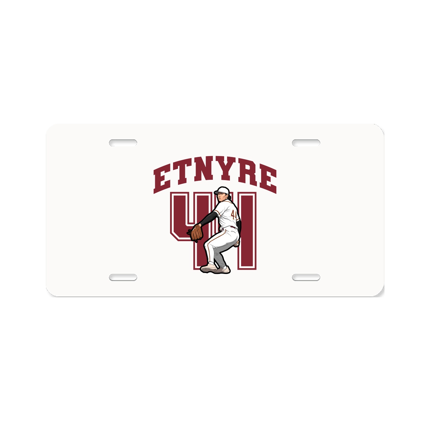 License Plate — Number in Classic