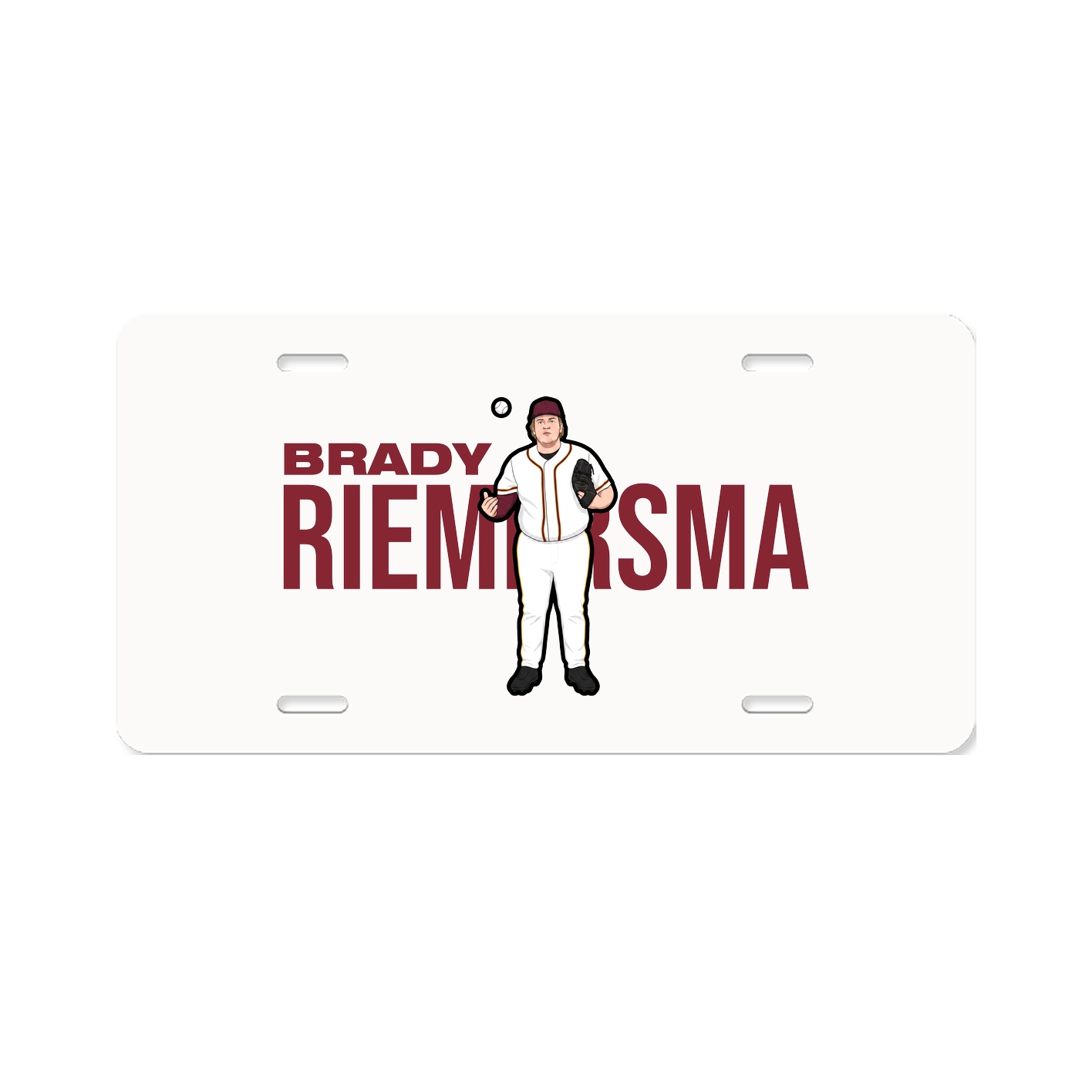 License Plate — Player Name in Classic