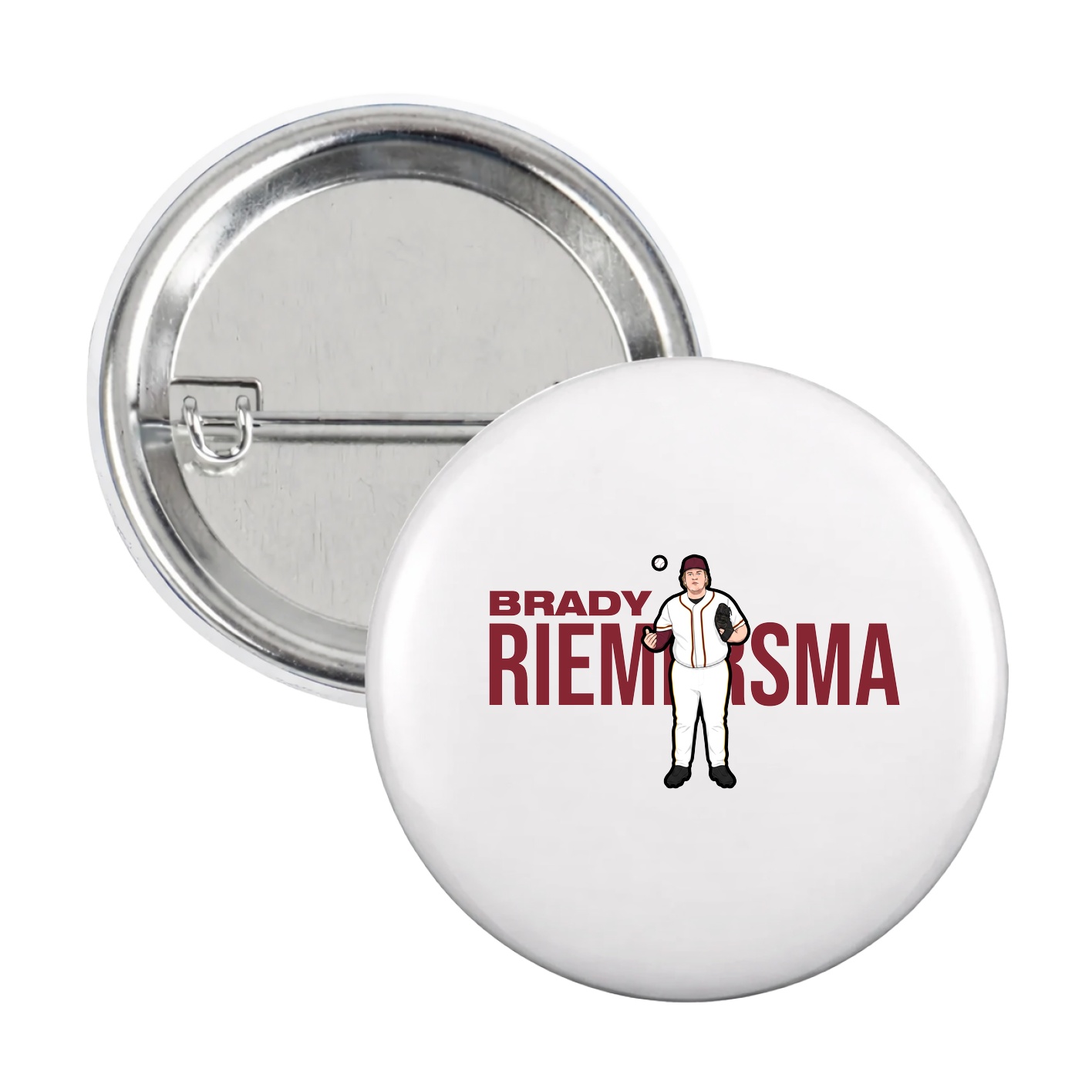 Game Day Button — Player Name in White