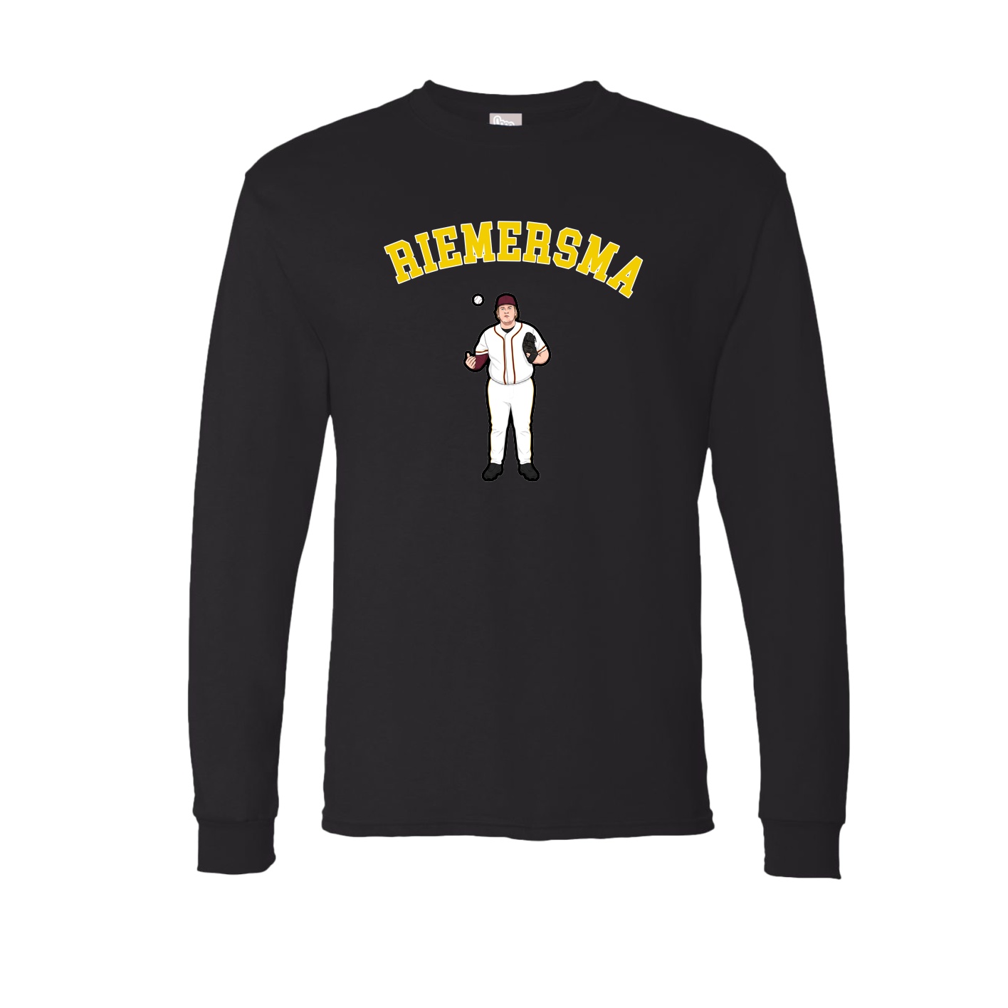 Long Sleeve Tee — Shirsey Arch in Black