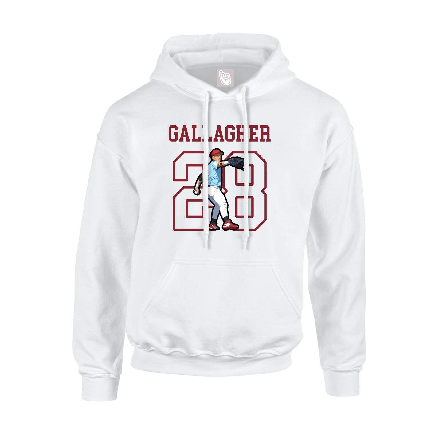 Youth Hoodie — Shirsey in White