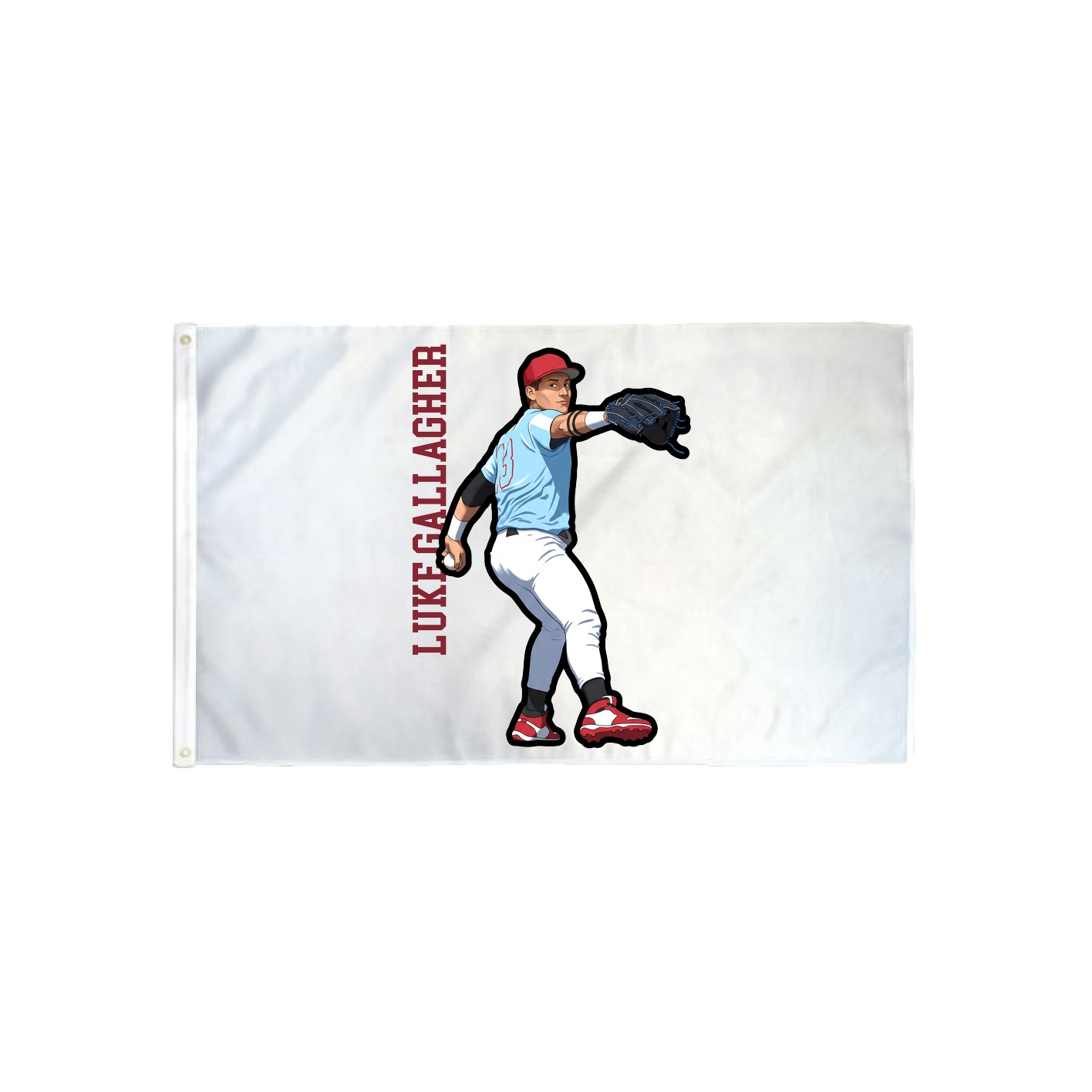 3x5 Flag — Name Vertical in Classic