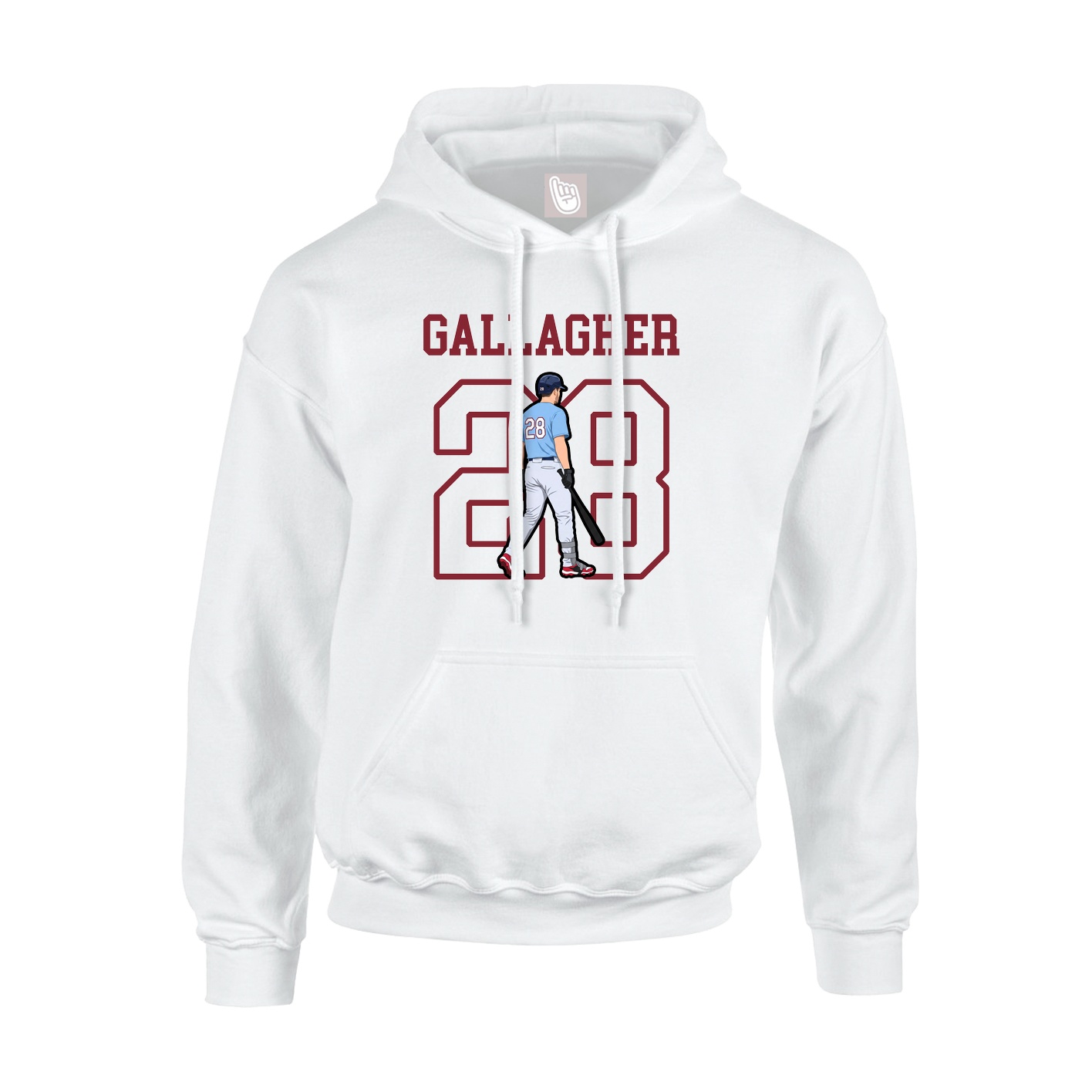 Youth Hoodie — Shirsey in White