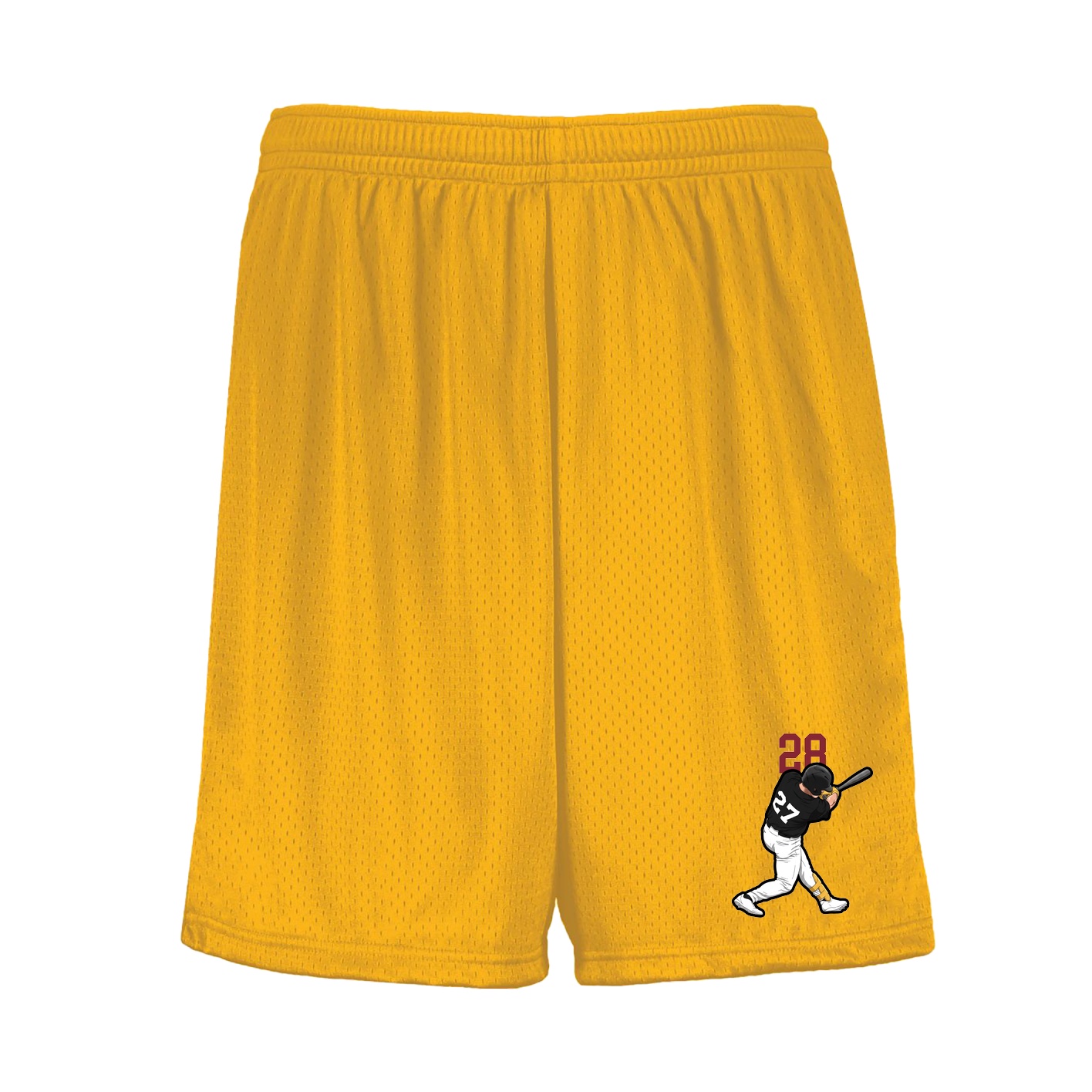 Shorts — Number Top in Gold