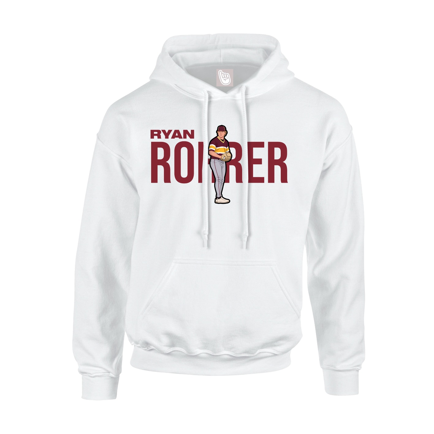 Hoodie — Player Name in White