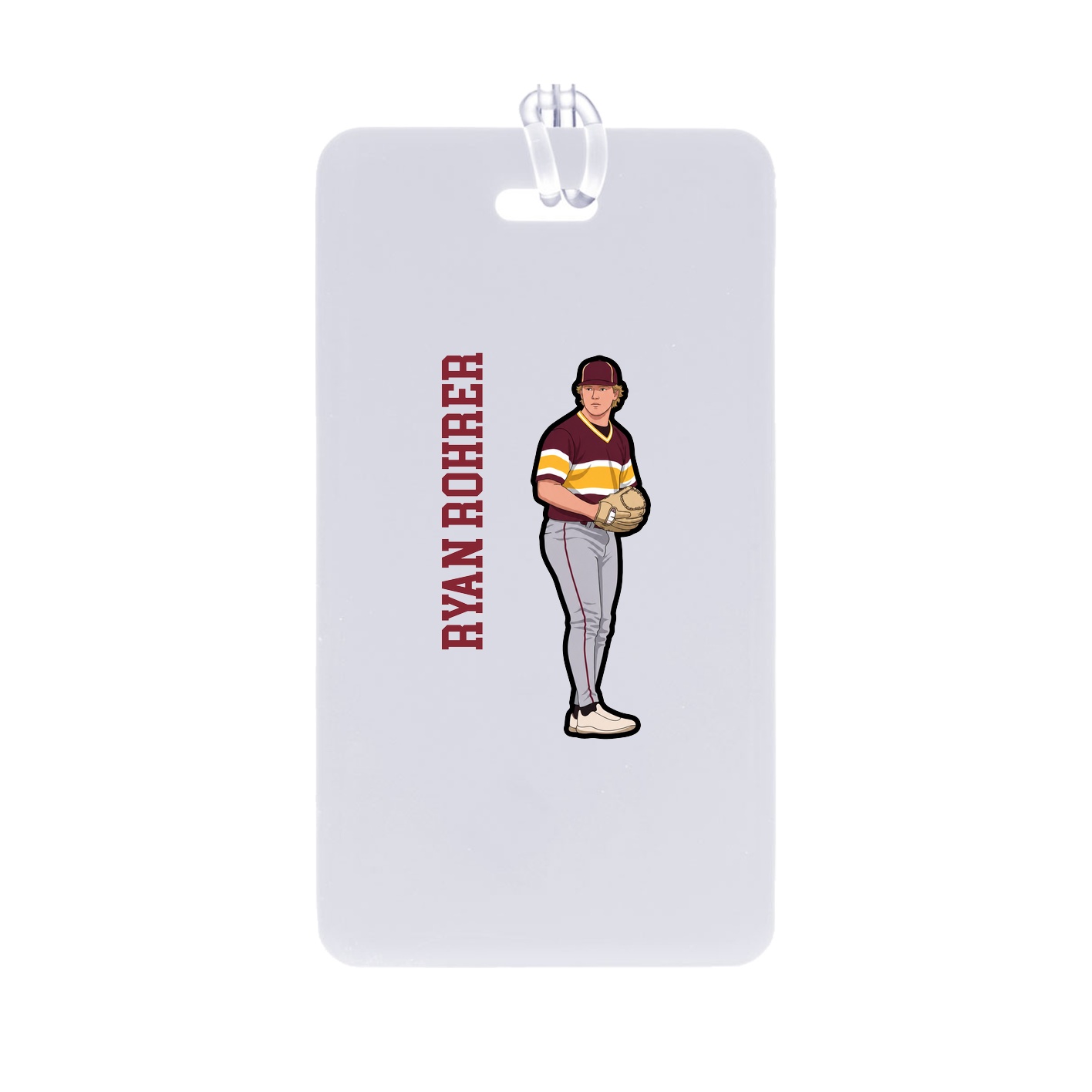 Bag Tag — Name Vertical in Classic