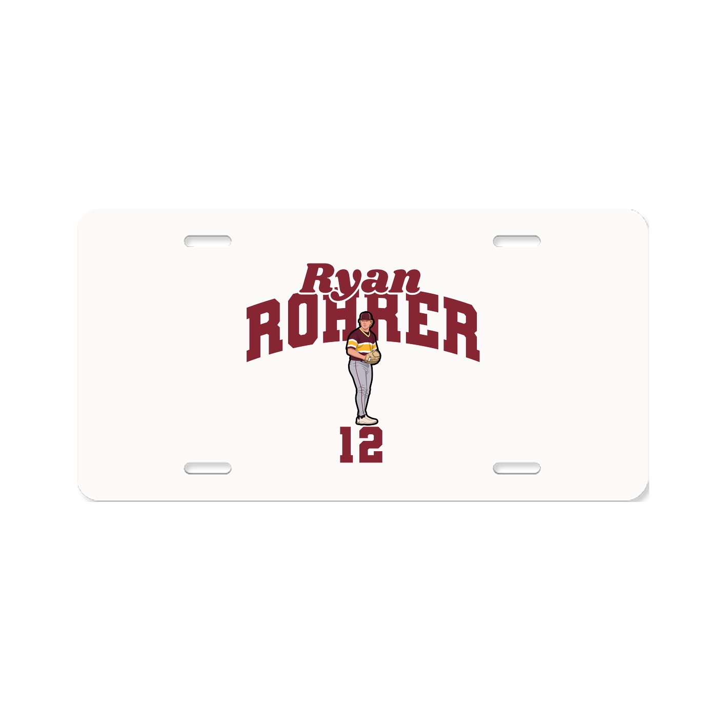 License Plate — Signature Arch in Classic
