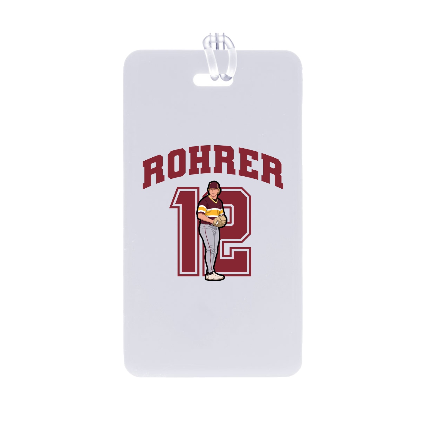 Bag Tag — Number in Classic