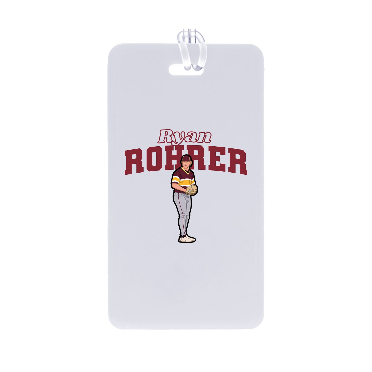 Bag Tag — Name Arch in Classic