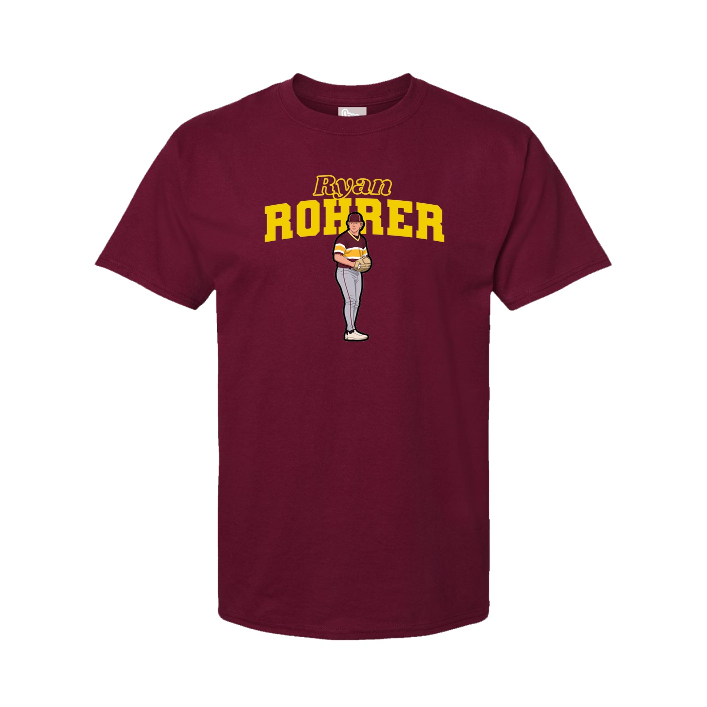 Youth Tee — Name Arch in Cardinal