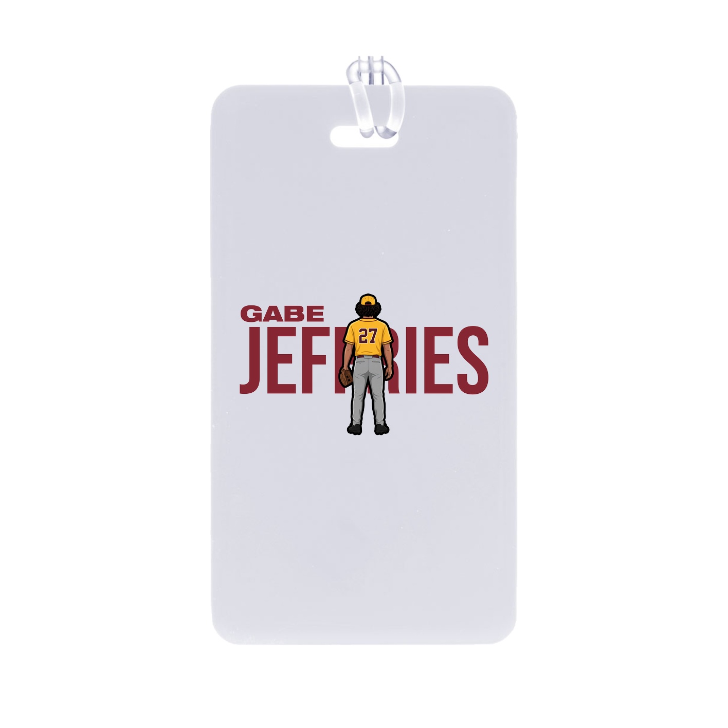 Bag Tag — Player Name in Classic