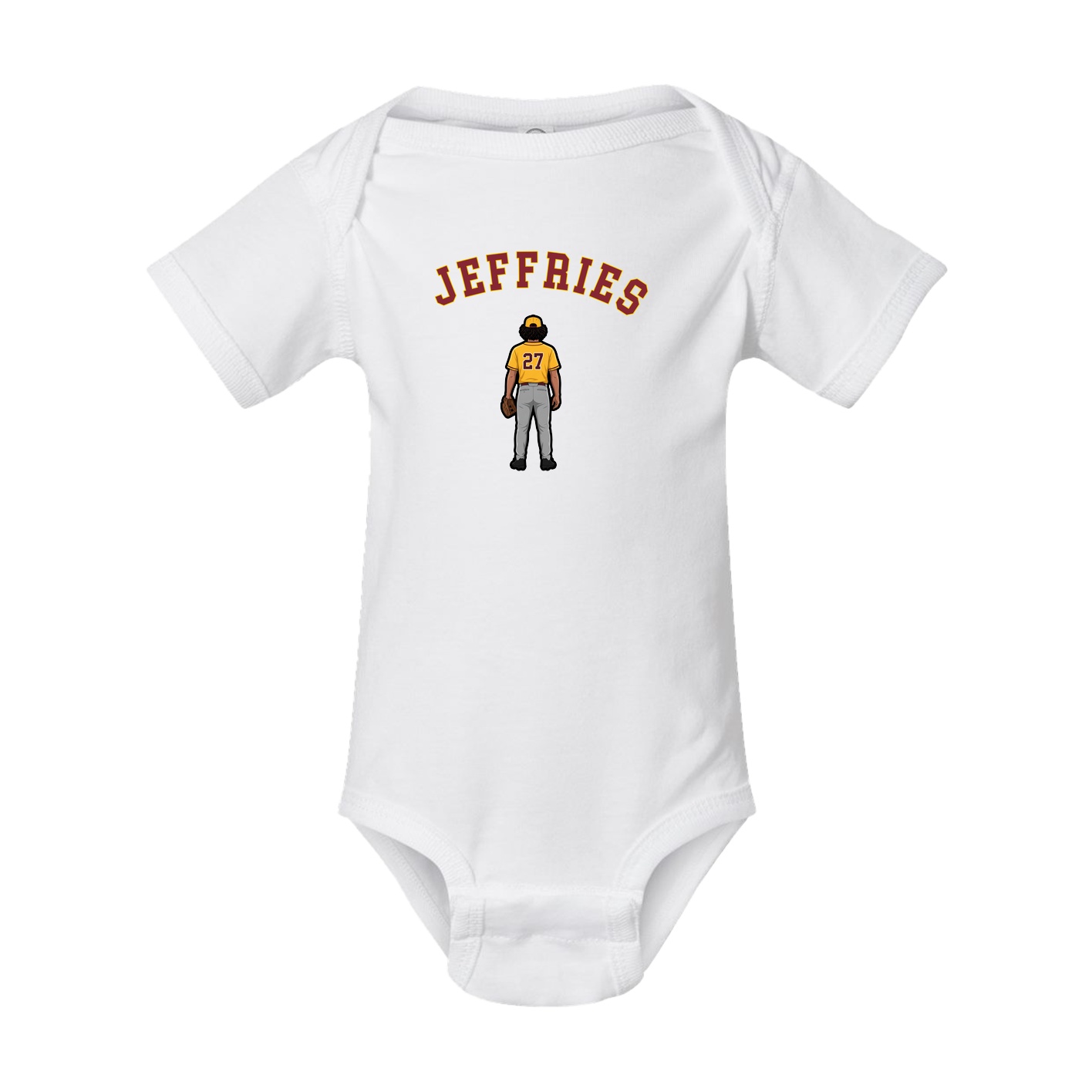 Baby Onesie — Shirsey Arch in White