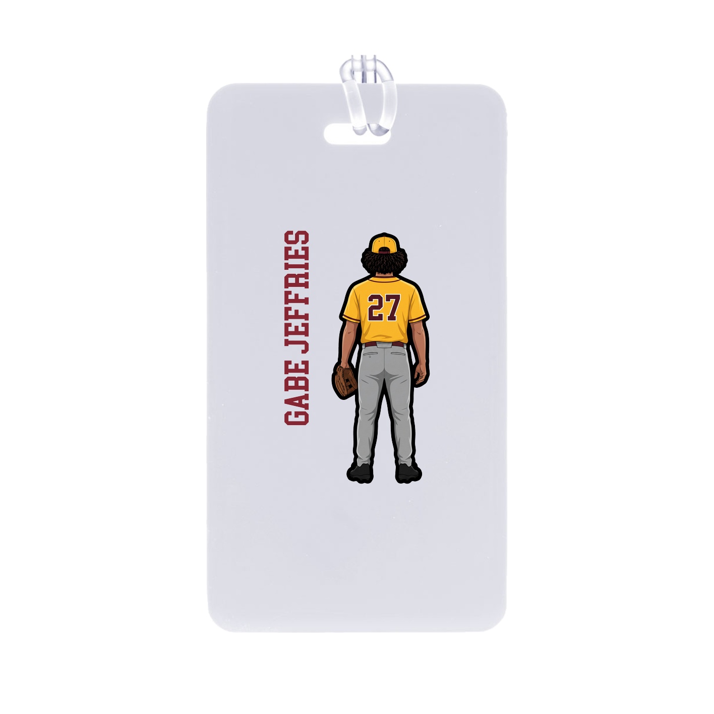 Bag Tag — Name Vertical in Classic