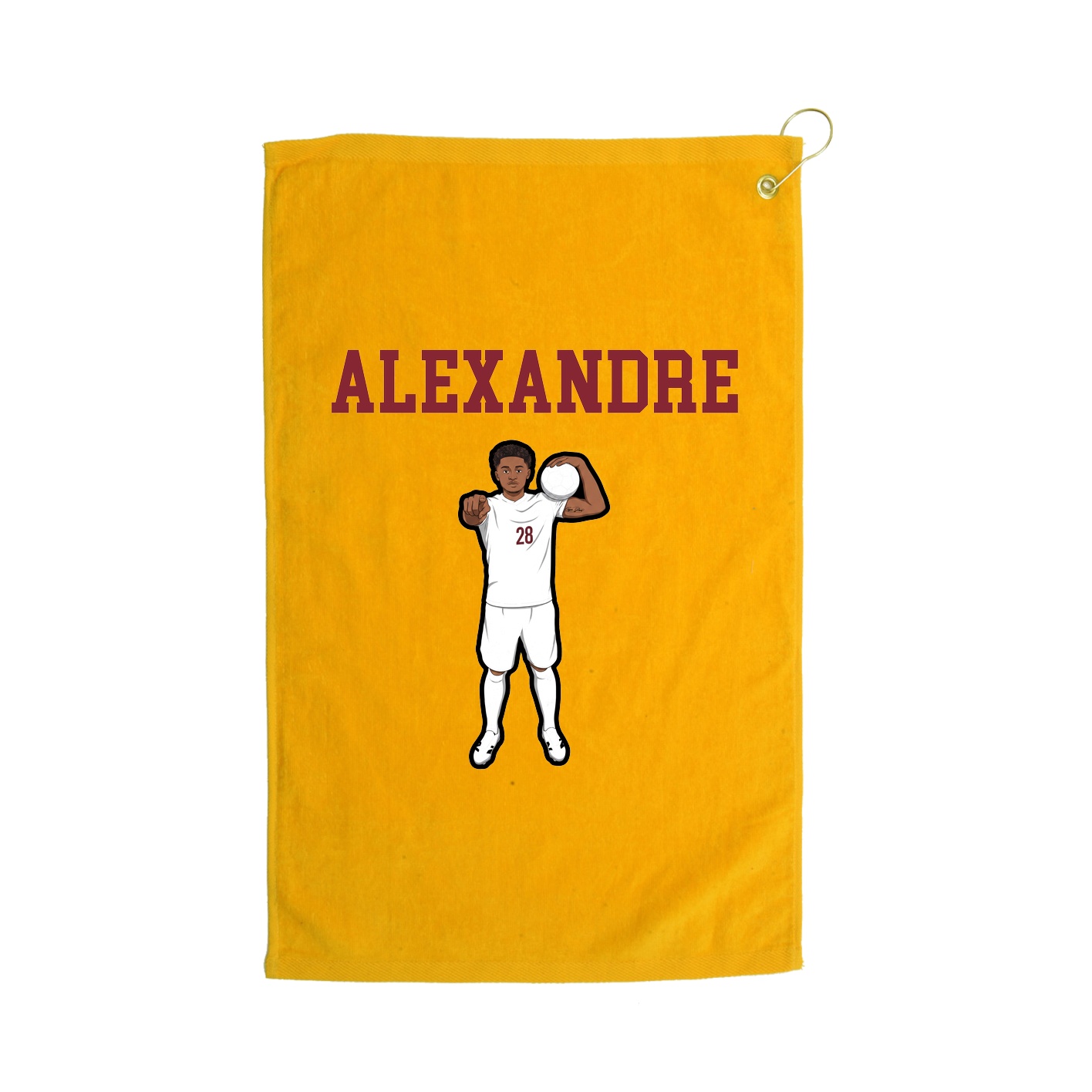 Golf Towel — Shirsey in Gold