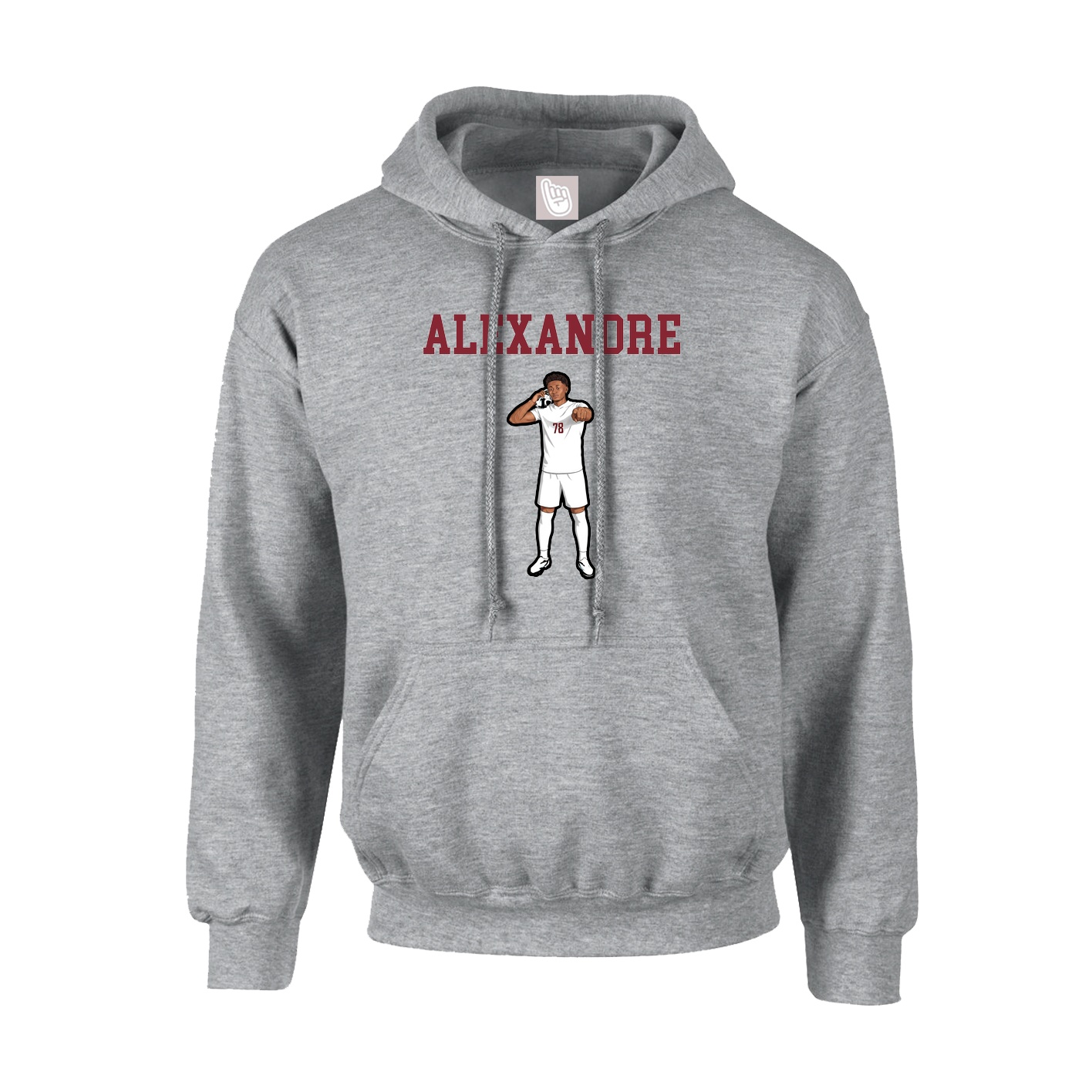 Hoodie — Shirsey in Grey