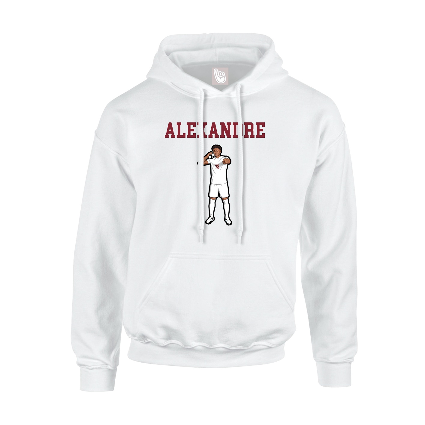 Youth Hoodie — Shirsey in White