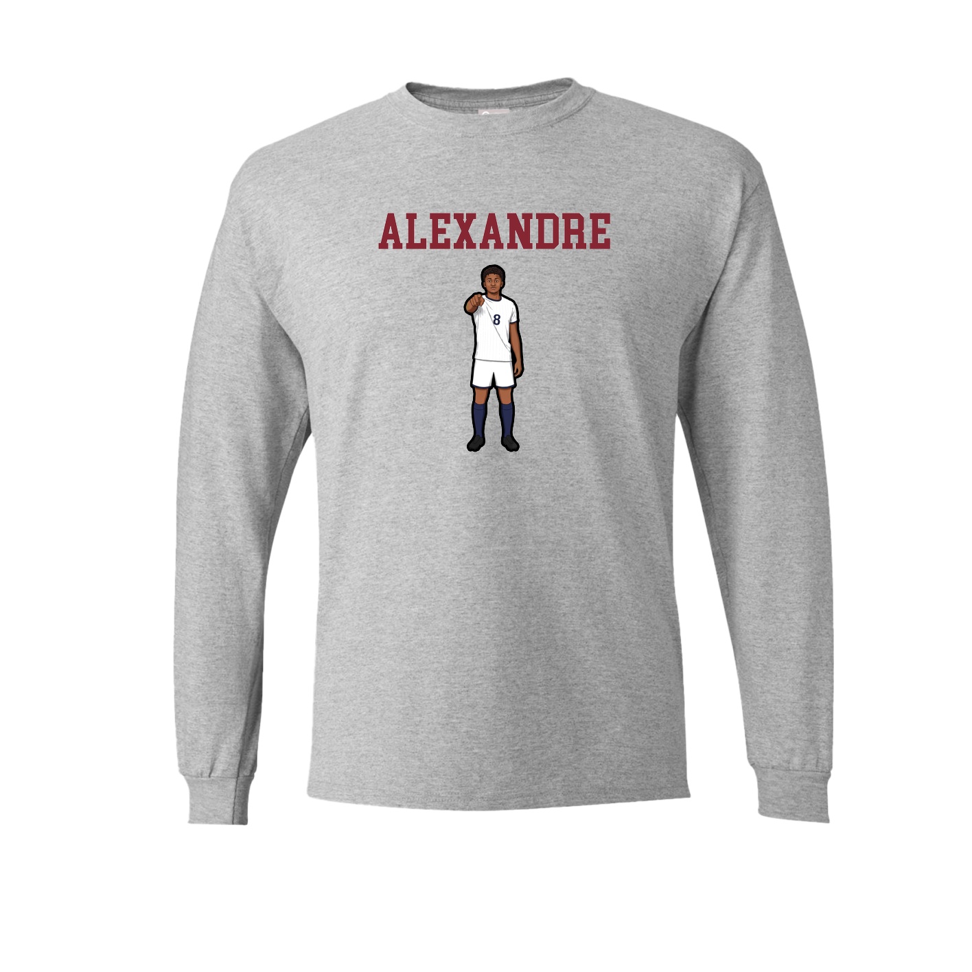 Long Sleeve Tee — Shirsey in Grey