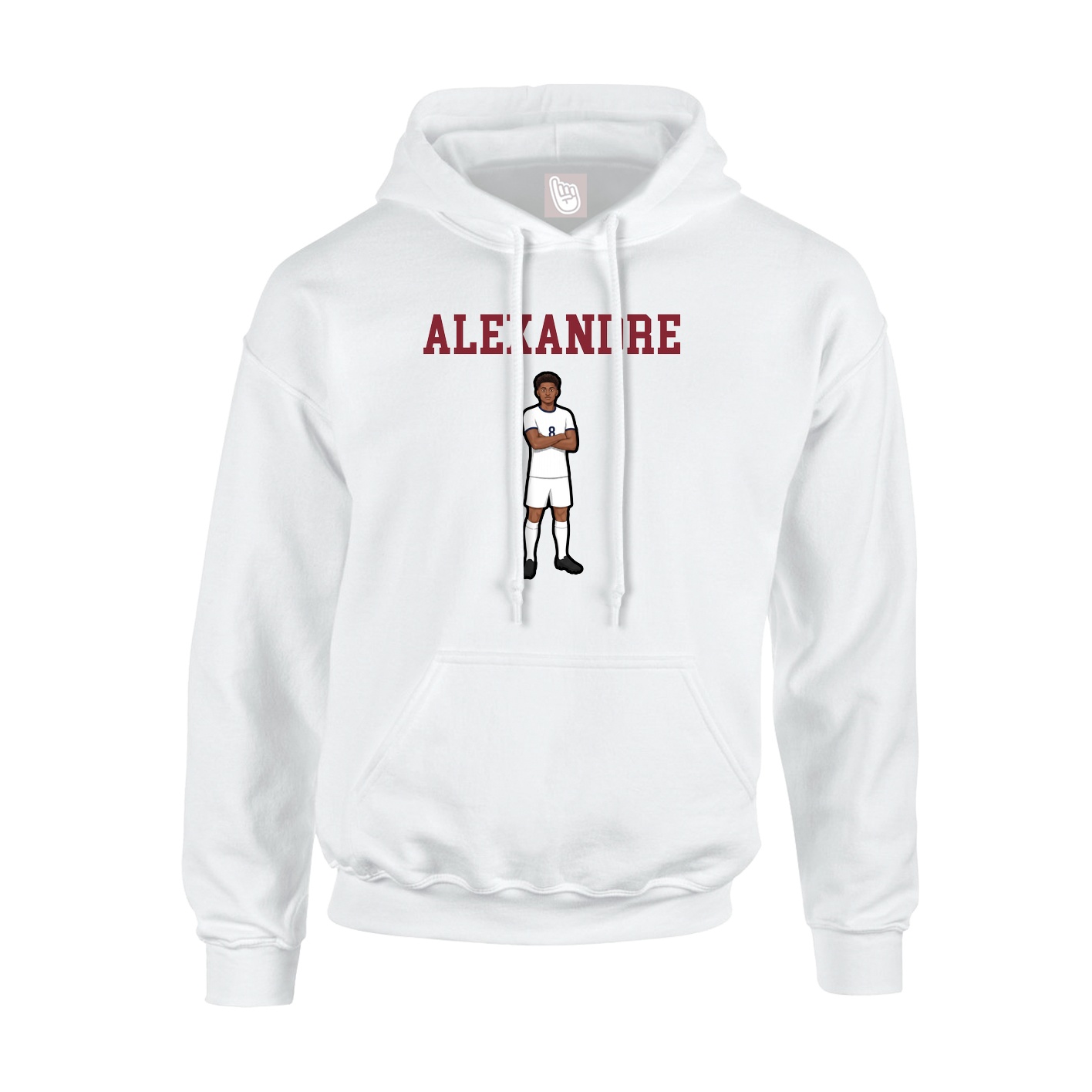 Hoodie — Shirsey in White