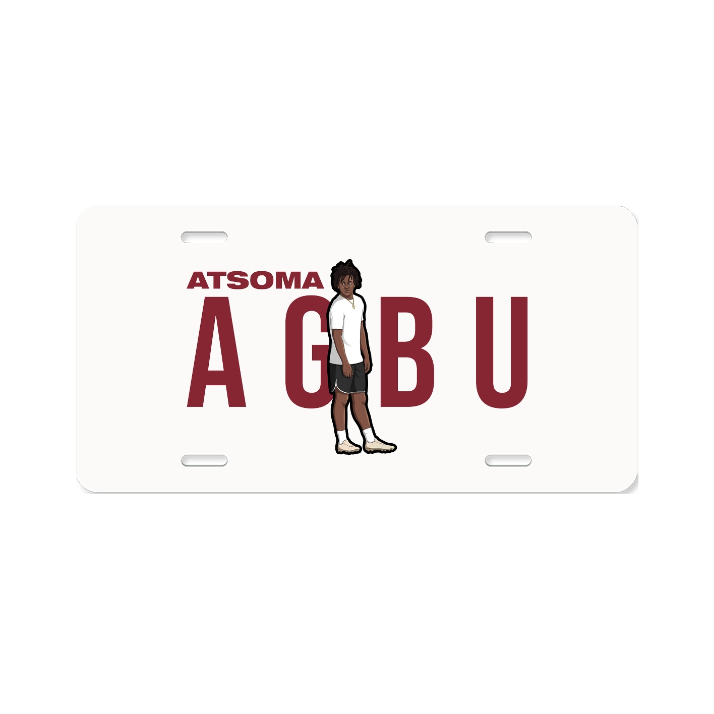 License Plate — Player Name in Classic