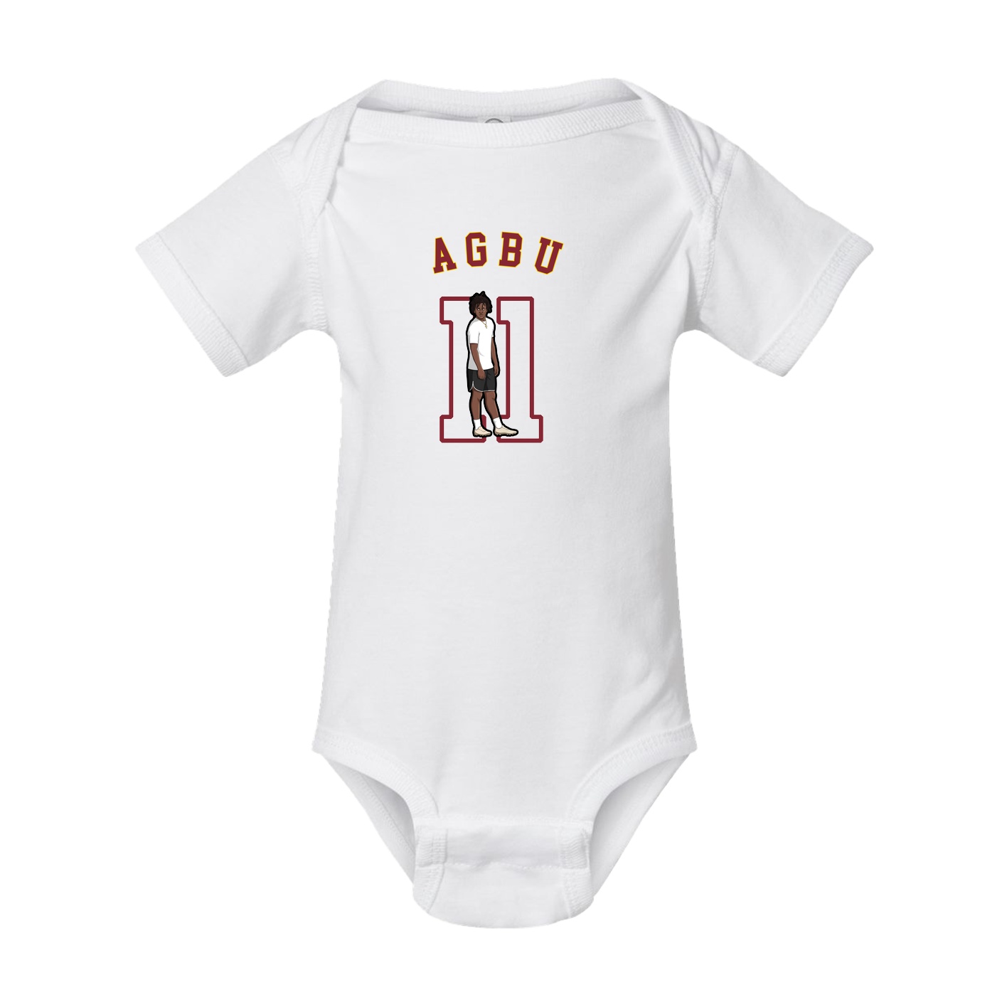 Baby Onesie — Shirsey Arch in White