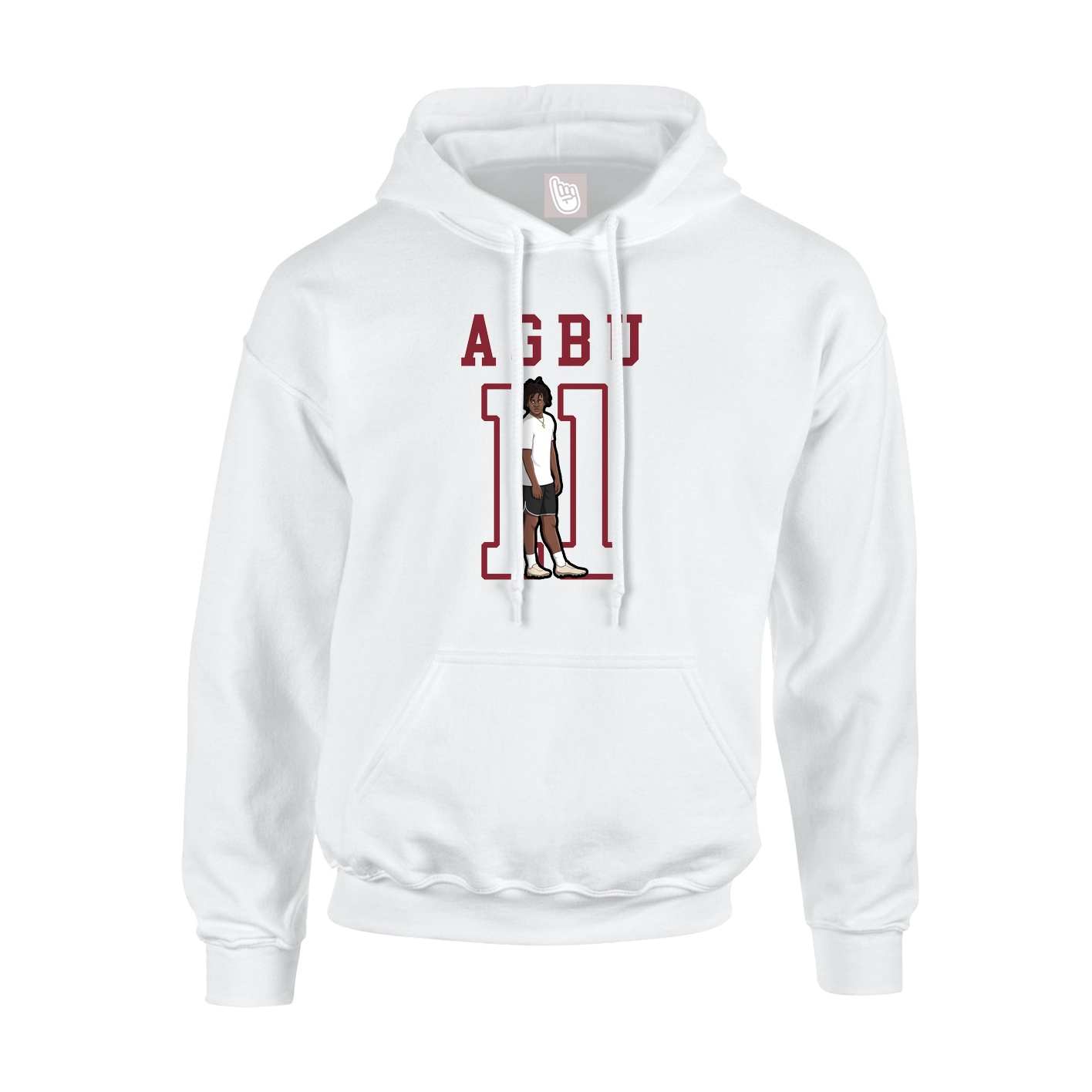 Youth Hoodie — Shirsey in White