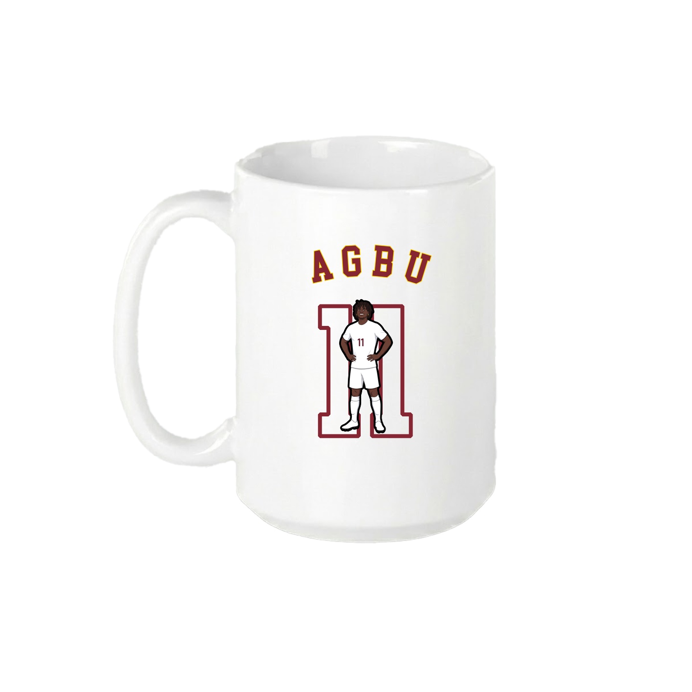 15oz Coffee Mug — Shirsey Arch in White