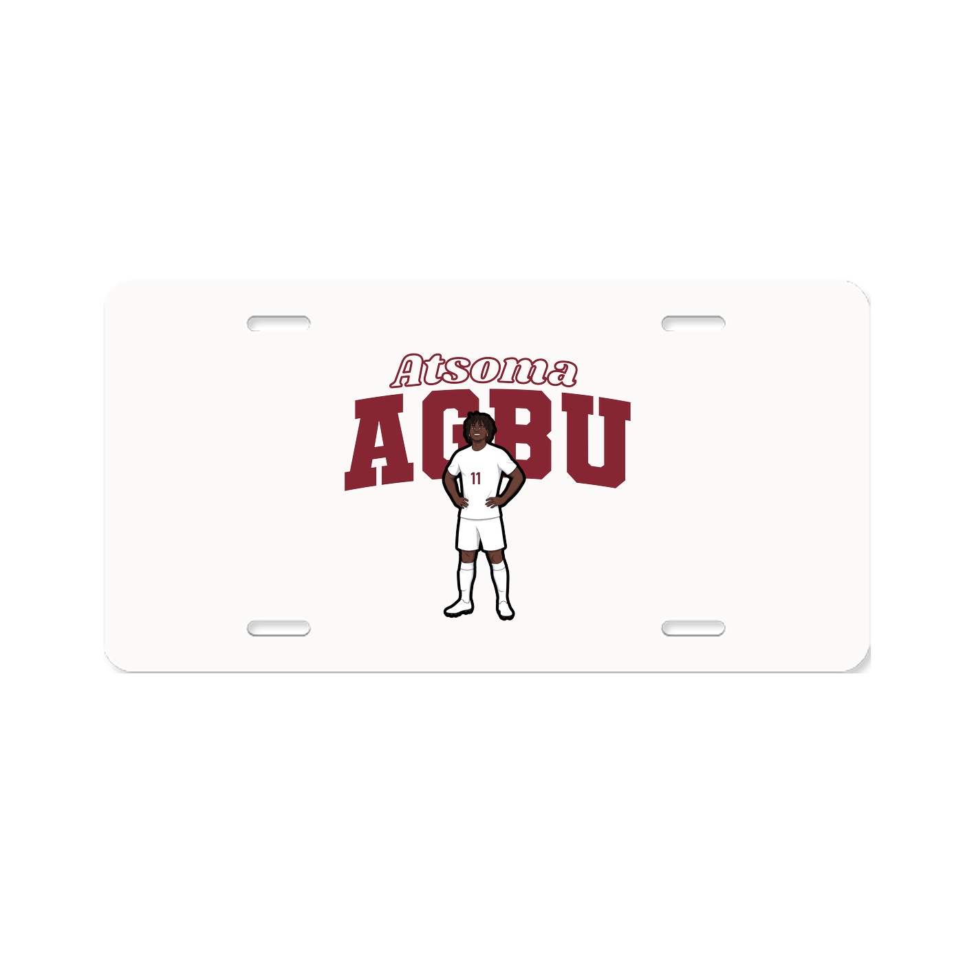 License Plate — Name Arch in Classic