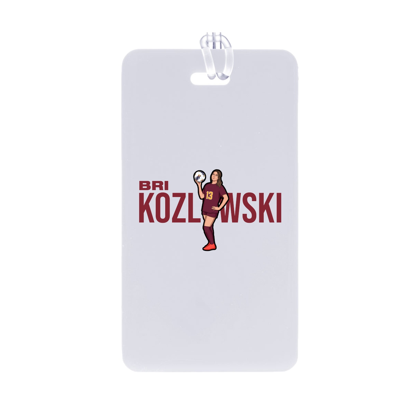 Bag Tag — Player Name in Classic