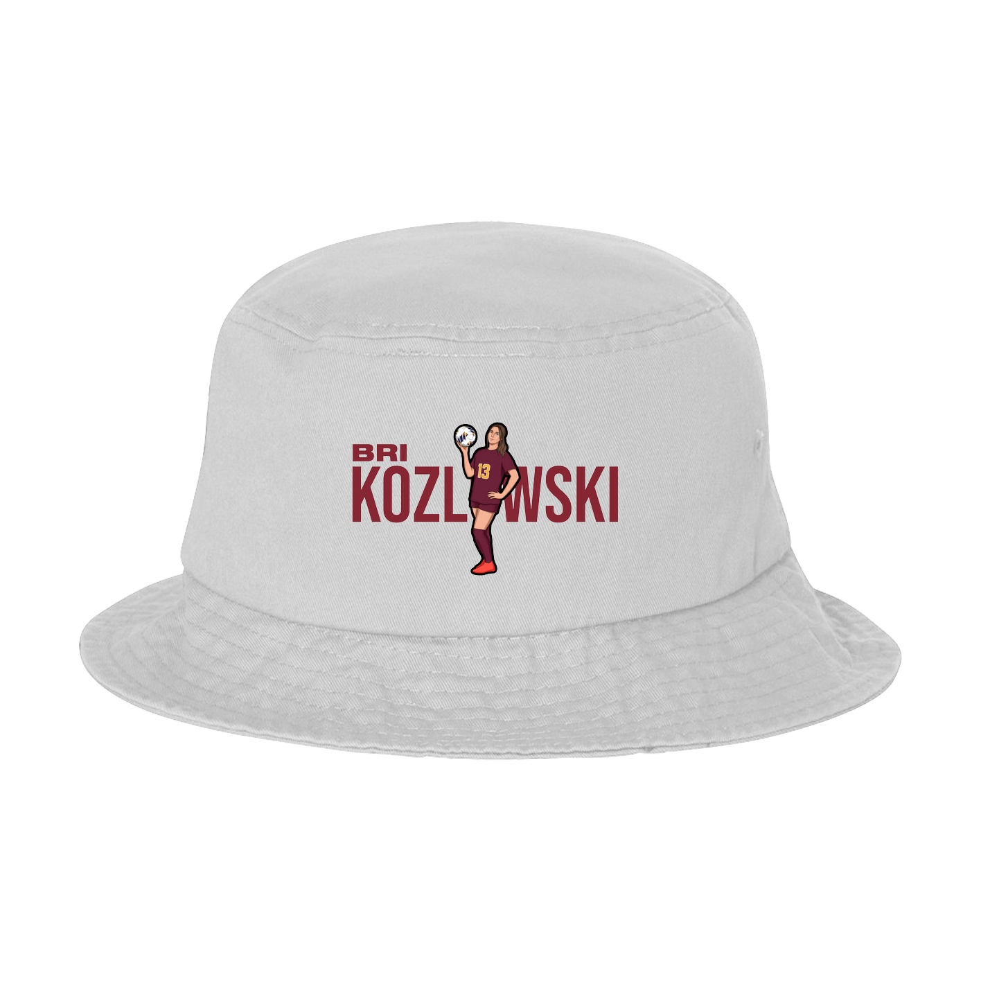 Bucket Cap — Player Name in White