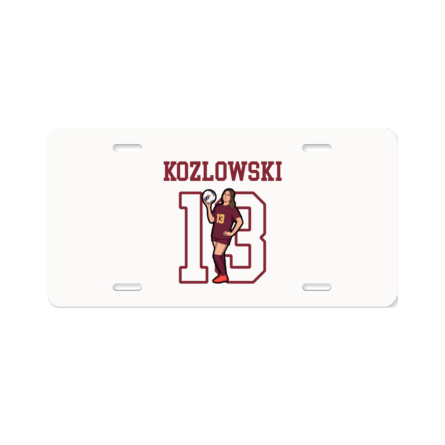 License Plate — Shirsey in Classic
