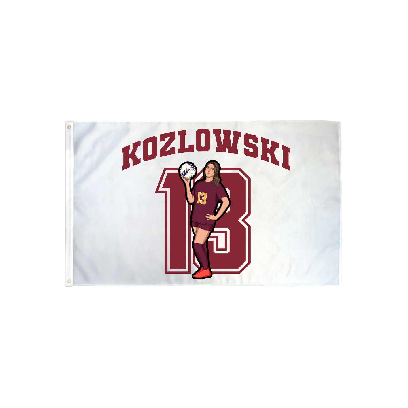 3x5 Flag — Number in Classic